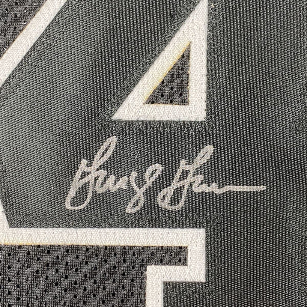 autographed-signed-george-gervin-san-antonio-black-basketball-jersey-beckett-bas-coa
