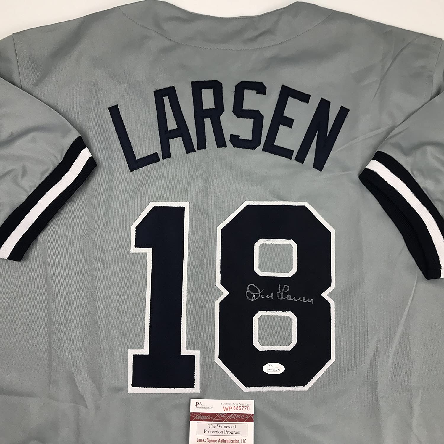 autographed-signed-don-larsen-new-york-grey-baseball-jersey-jsa-coa
