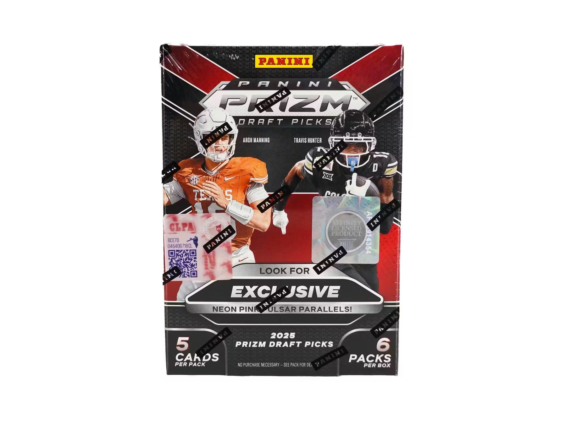 2025-panini-prizm-draft-picks-football-6-pack-hobby-blaster-box