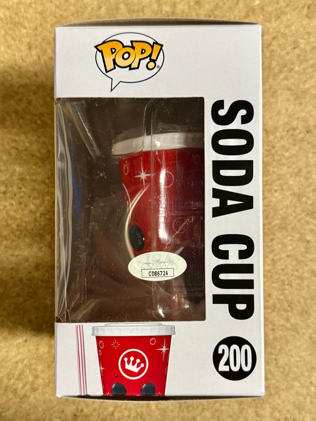 Thomas Lennon Signed Movie Theater Soda Cup Funko Pop! #200 With JSA COA