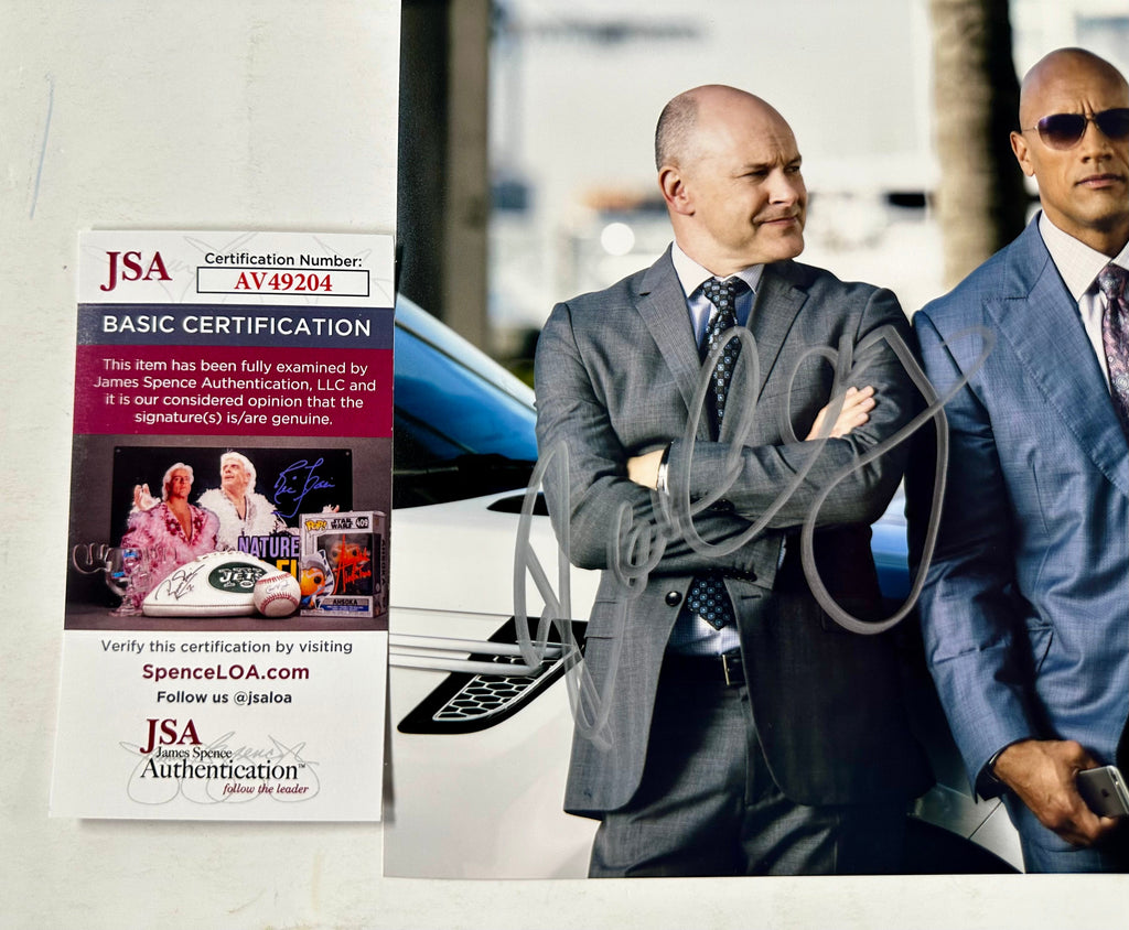 Rob Corddry Signed Joe Krutel HBO Ballers 8x10 Photo With JSA COA