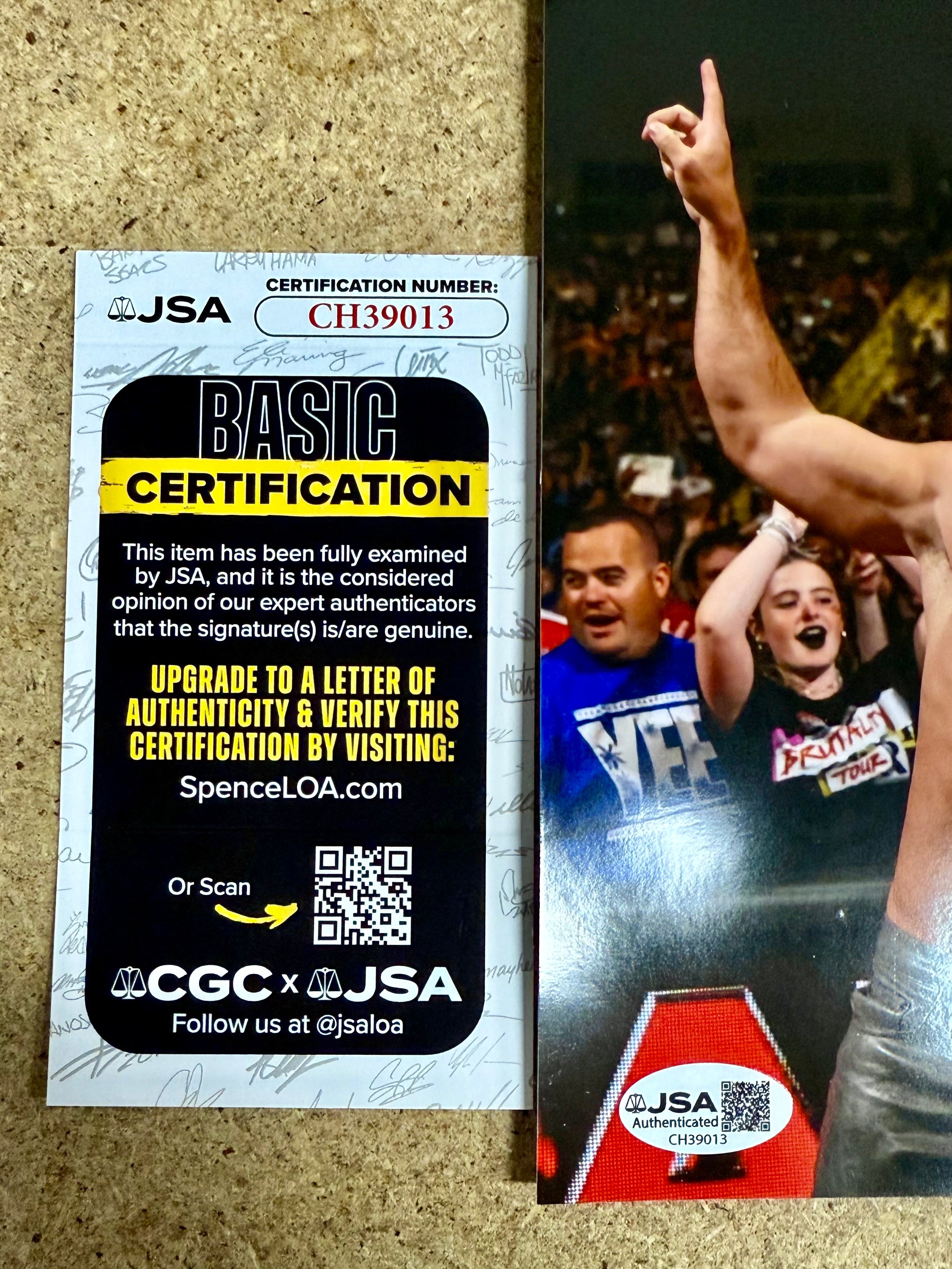 commentator-pat-mcafee-show-signed-wwe-8x10-photo-with-jsa-coa