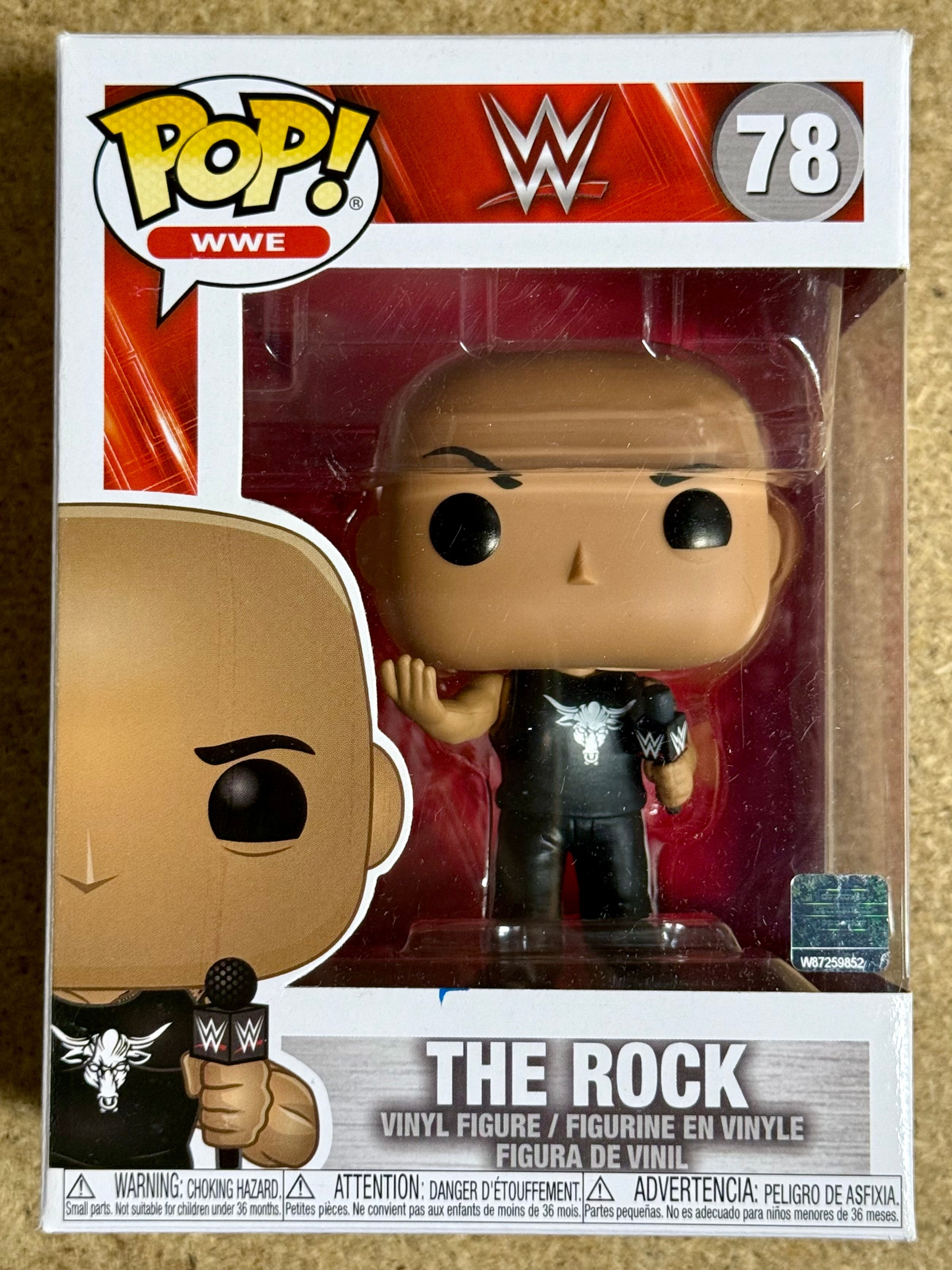 Funko Pop! WWE Dwayne “The Rock” Johnson #78 Wrestling Rock Bottom People’s Elbow