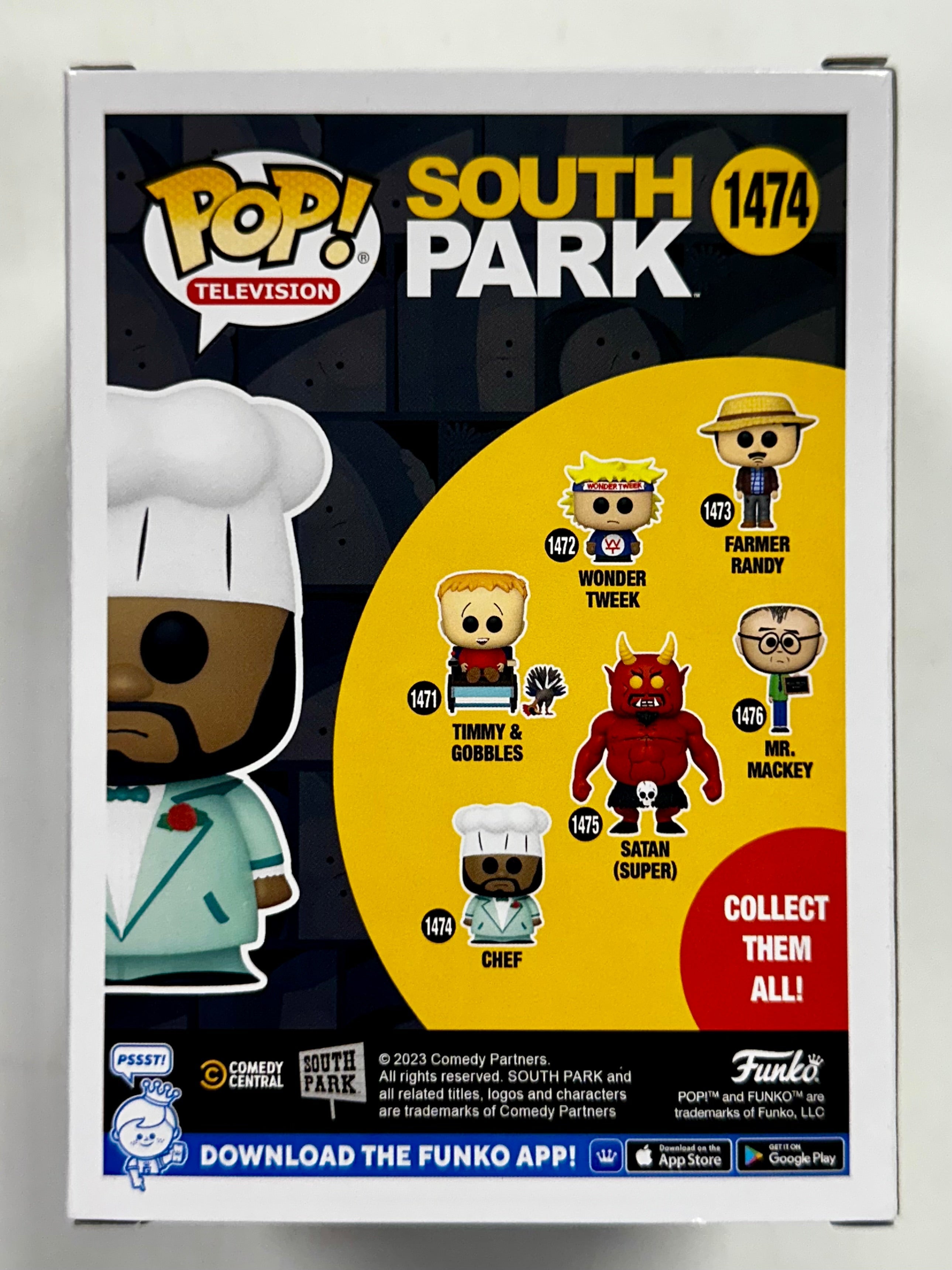 Funko Pop! Animation Jerome Nigel McElroy AKA Chef In Suit #1474 South Park 2024