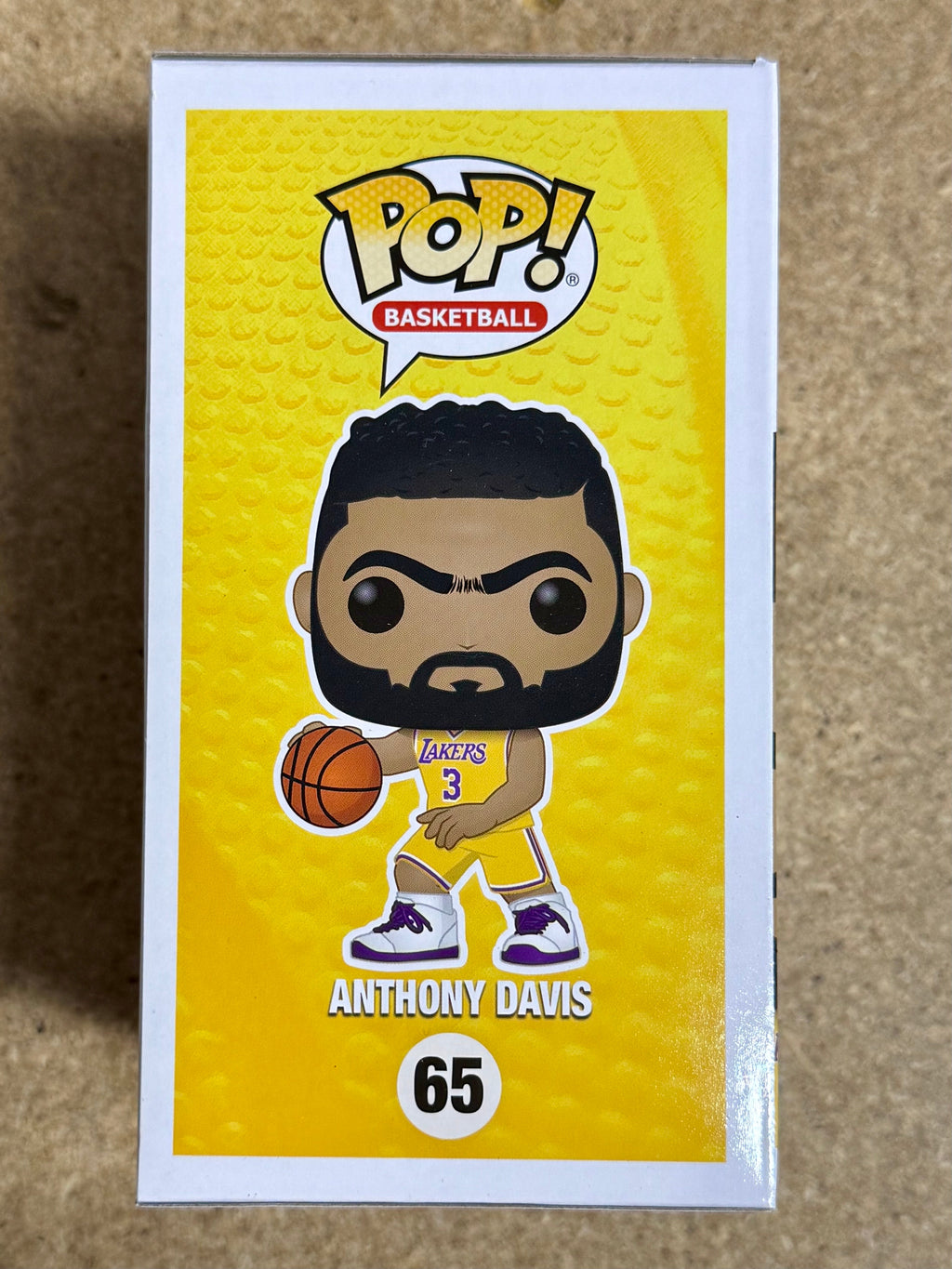 Funko Pop! Basketball Anthony Davis #65 NBA LA Los Angeles Lakers 2019 Vaulted