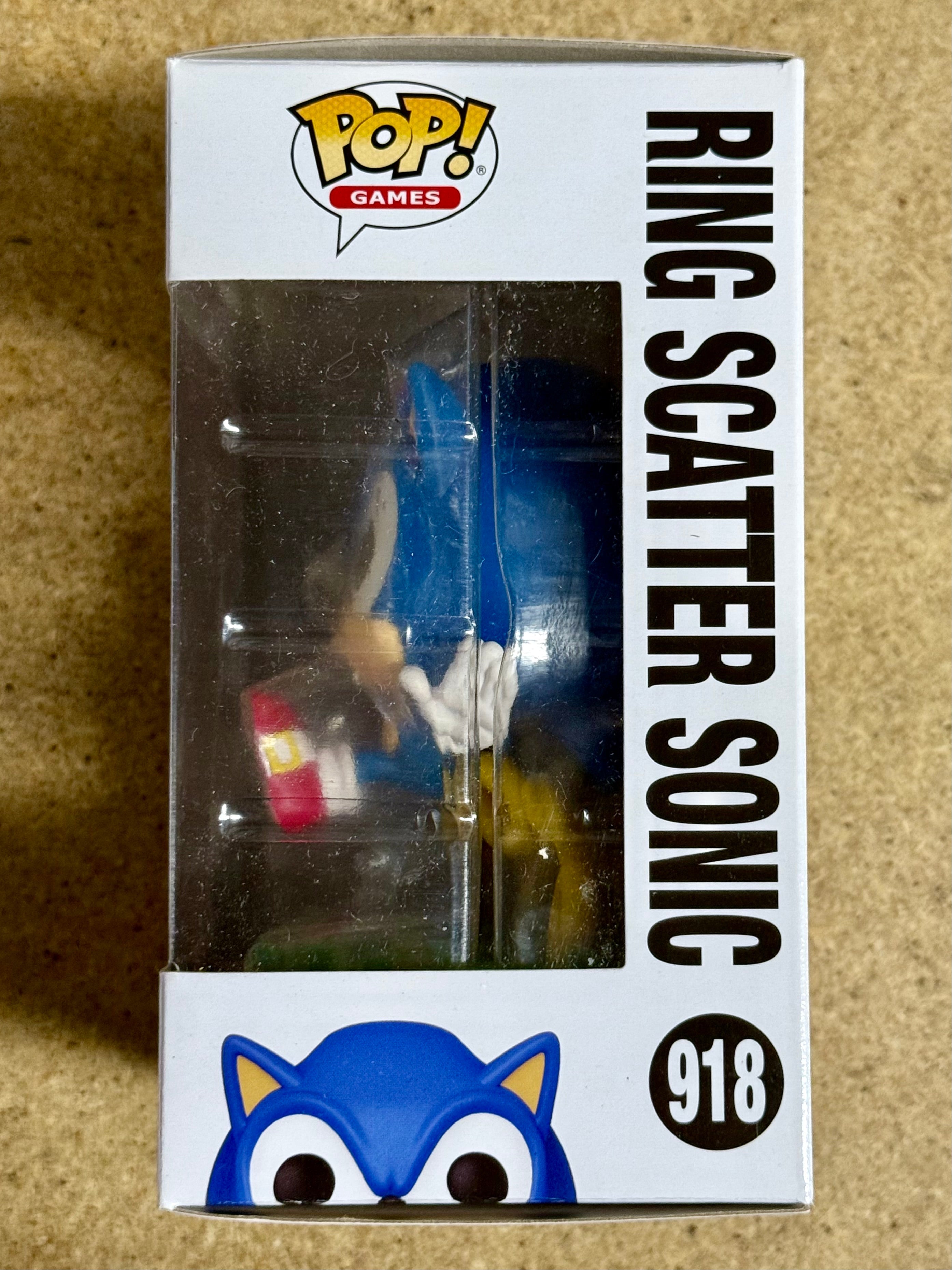 Funko Pop! Games Sonic the Hedgehog Ring Scatter #918 Sega PX Previews Exclusive