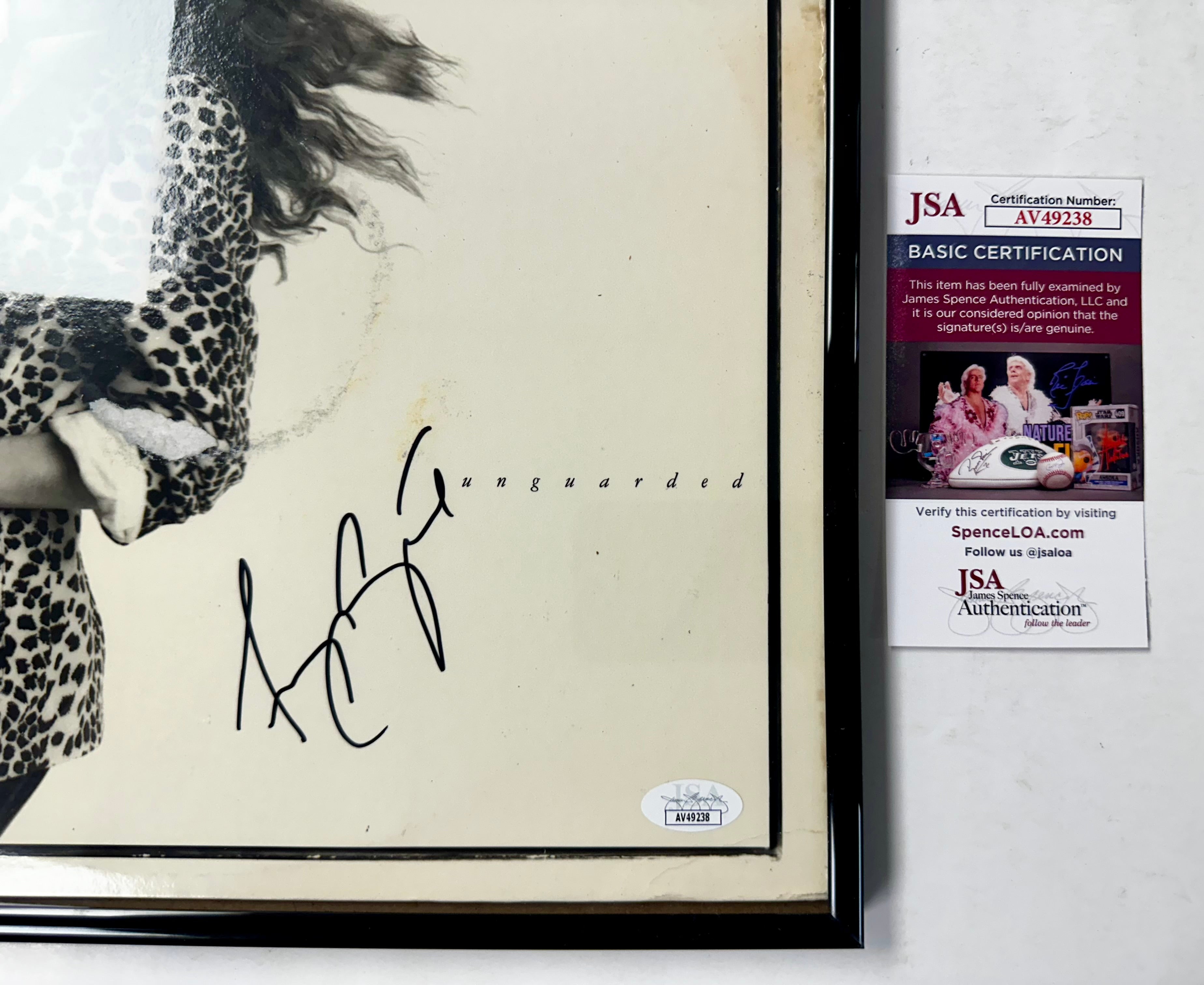 amy-grant-signed-framed-unguarded-vinyl-variant-with-jsa-coa