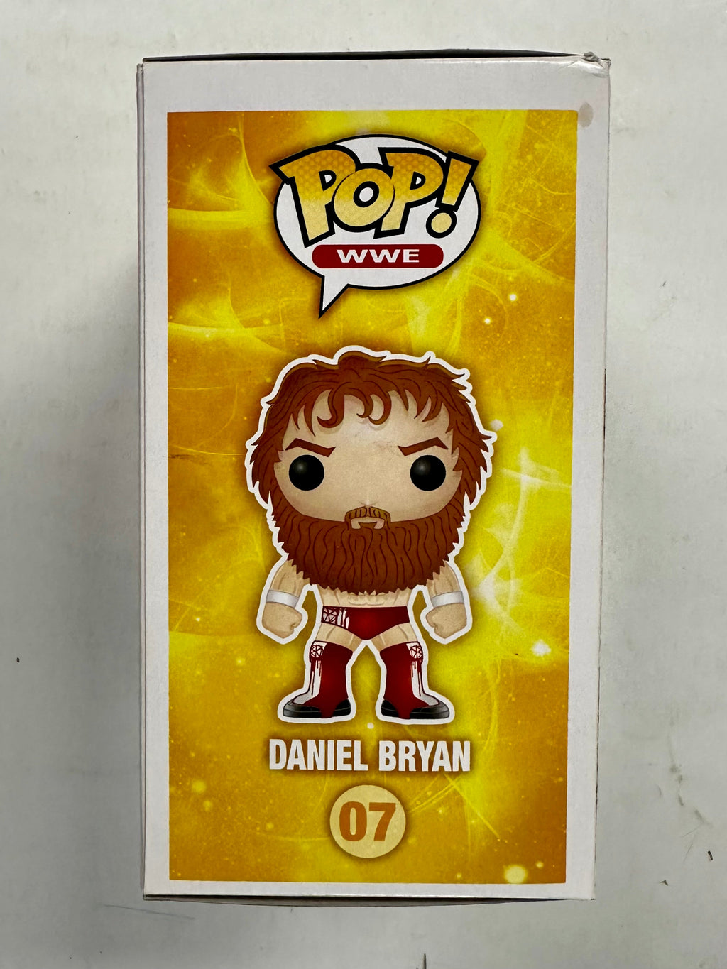 WWE Daniel Bryan Signed Funko Pop! (Red) #07 Vaulted 2014 Danielson With JSA COA