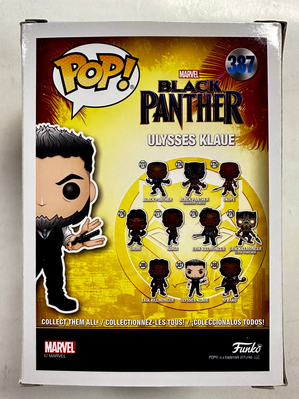 andy-serkis-signed-marvel-ulysses-klaue-2018-vaulted-funko-pop-387-jsa-coa