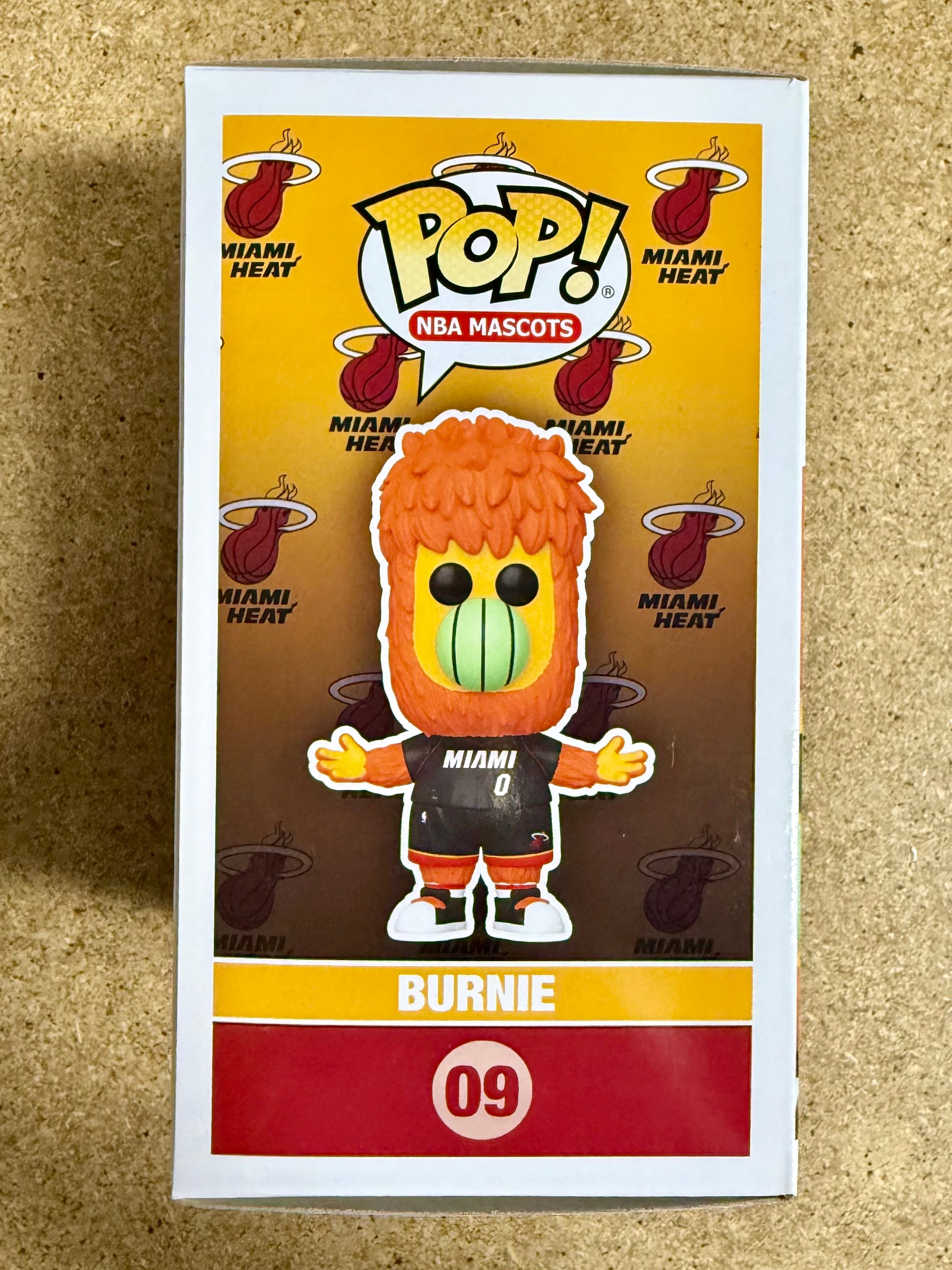 Pitbull “Mr. 305 aka Mr. Worldwide” Signed Miami Heat Burnie Funko Pop! #09 With JSA COA