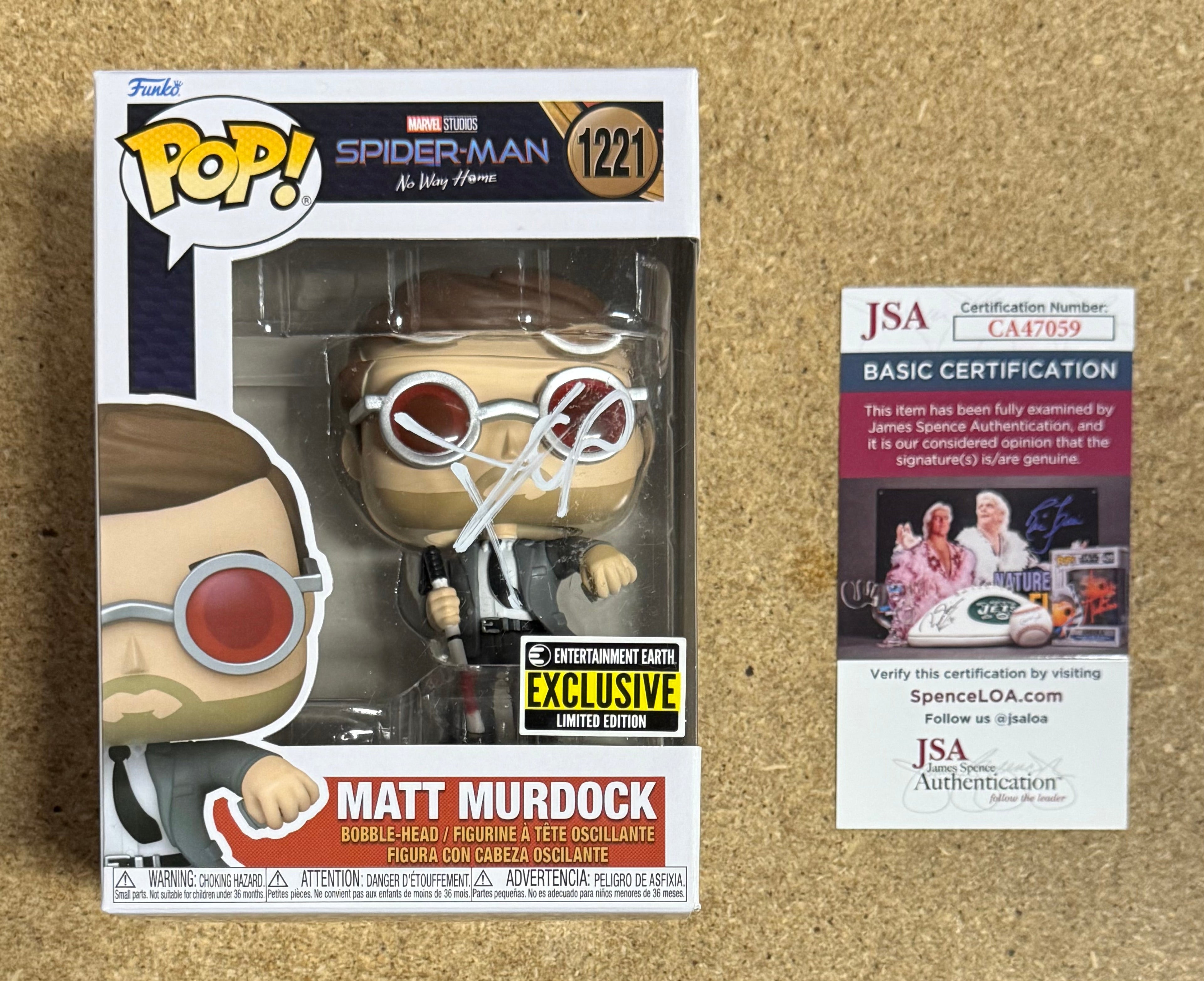 charlie-cox-signed-marvel-matt-murdock-daredevil-funko-pop-1221-with-jsa-coa