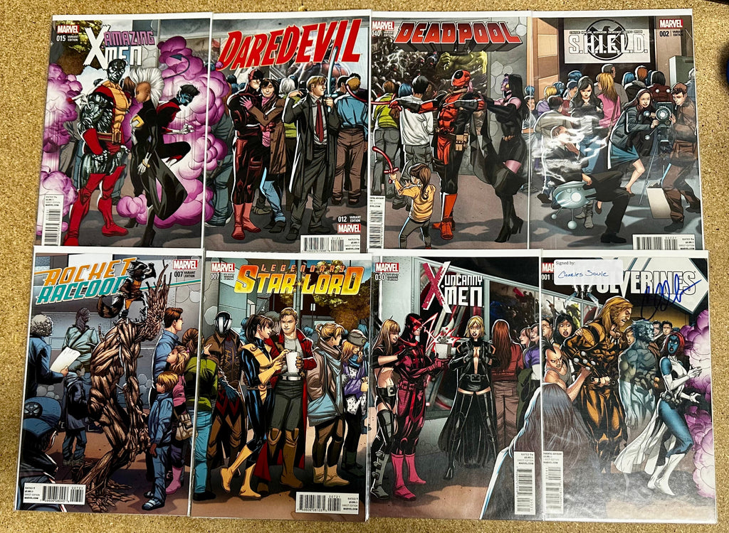 Marvel Avengers Premiere Larroca Welcome Home 20 Cover Connecting 2012 Variant Set