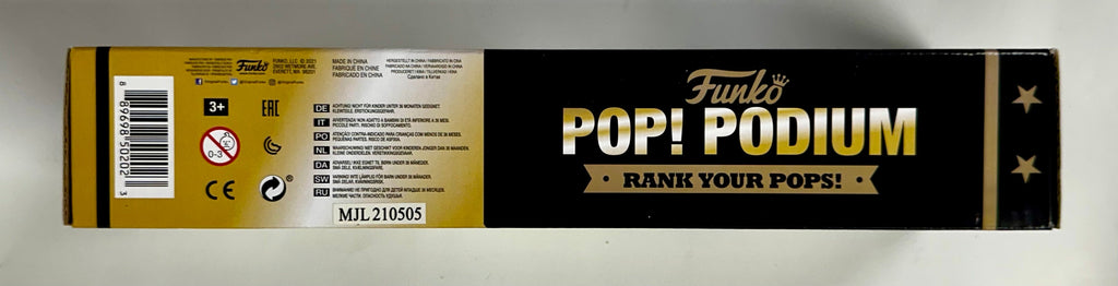 Funko Pop! Podium Fundays 2021 Games Rank Your Pops! Black & Gold Stand