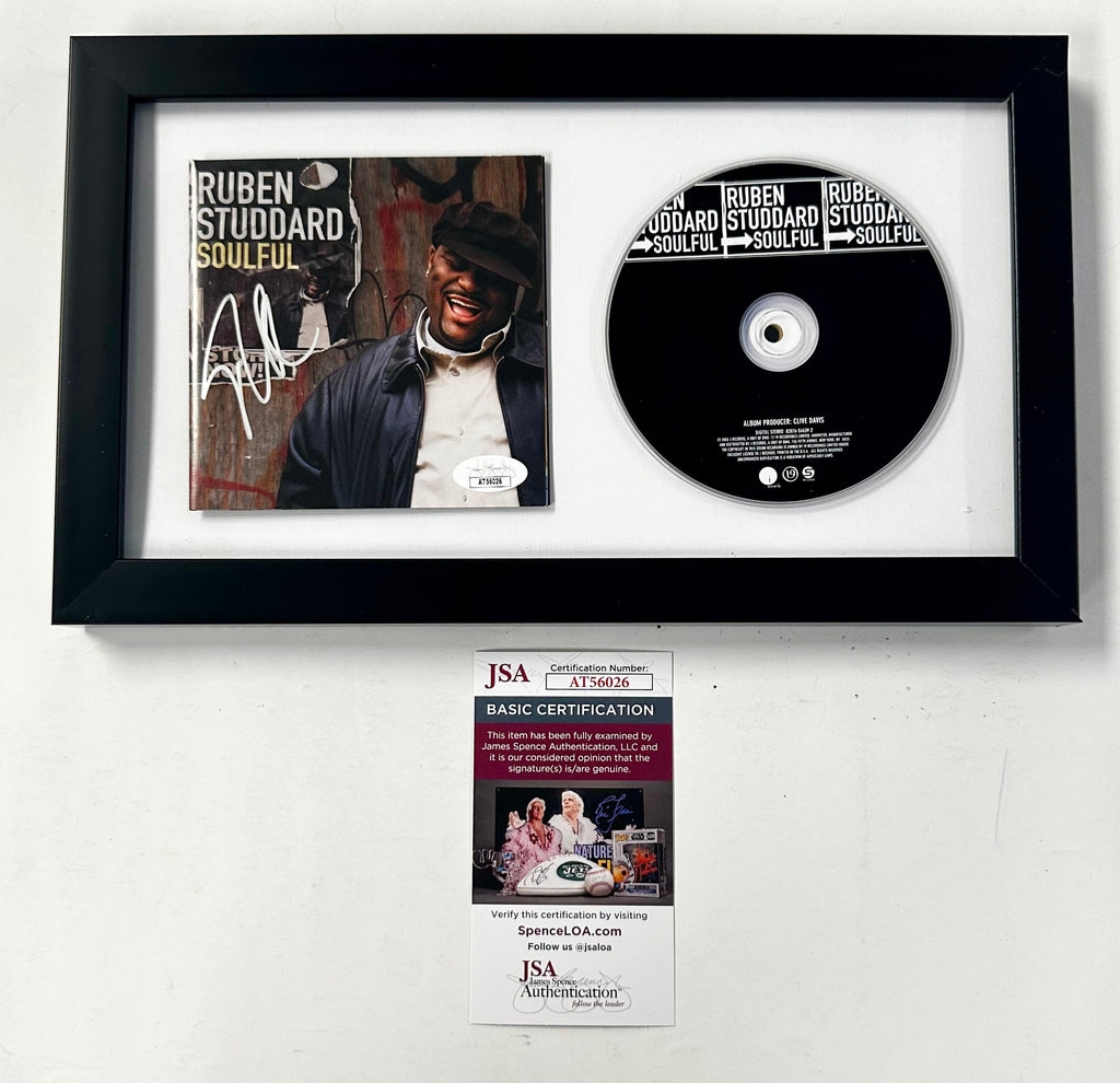 Framed & Signed Ruben Studdard Soulful CD With JSA COA American Idol Season 2 Winner