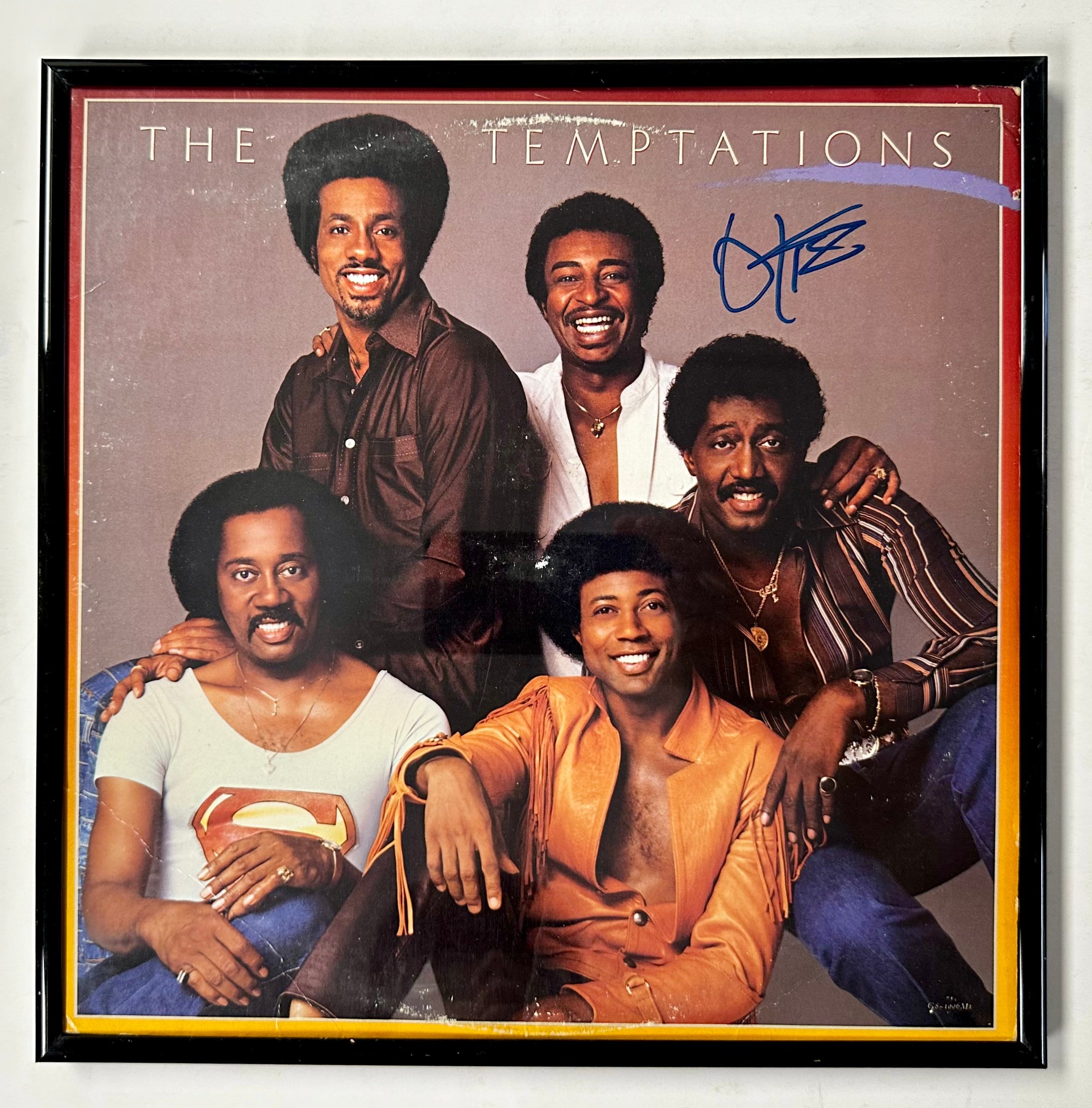 Otis Williams Signed & Framed Temptations Classic Motown Vinyl With JSA COA