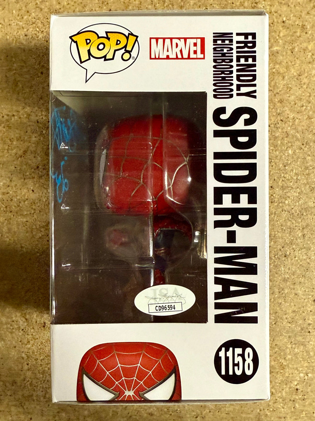 Josey Scott Of Saliva “Hero” Signed Spider-Man Funko Pop #1158 With JSA COA