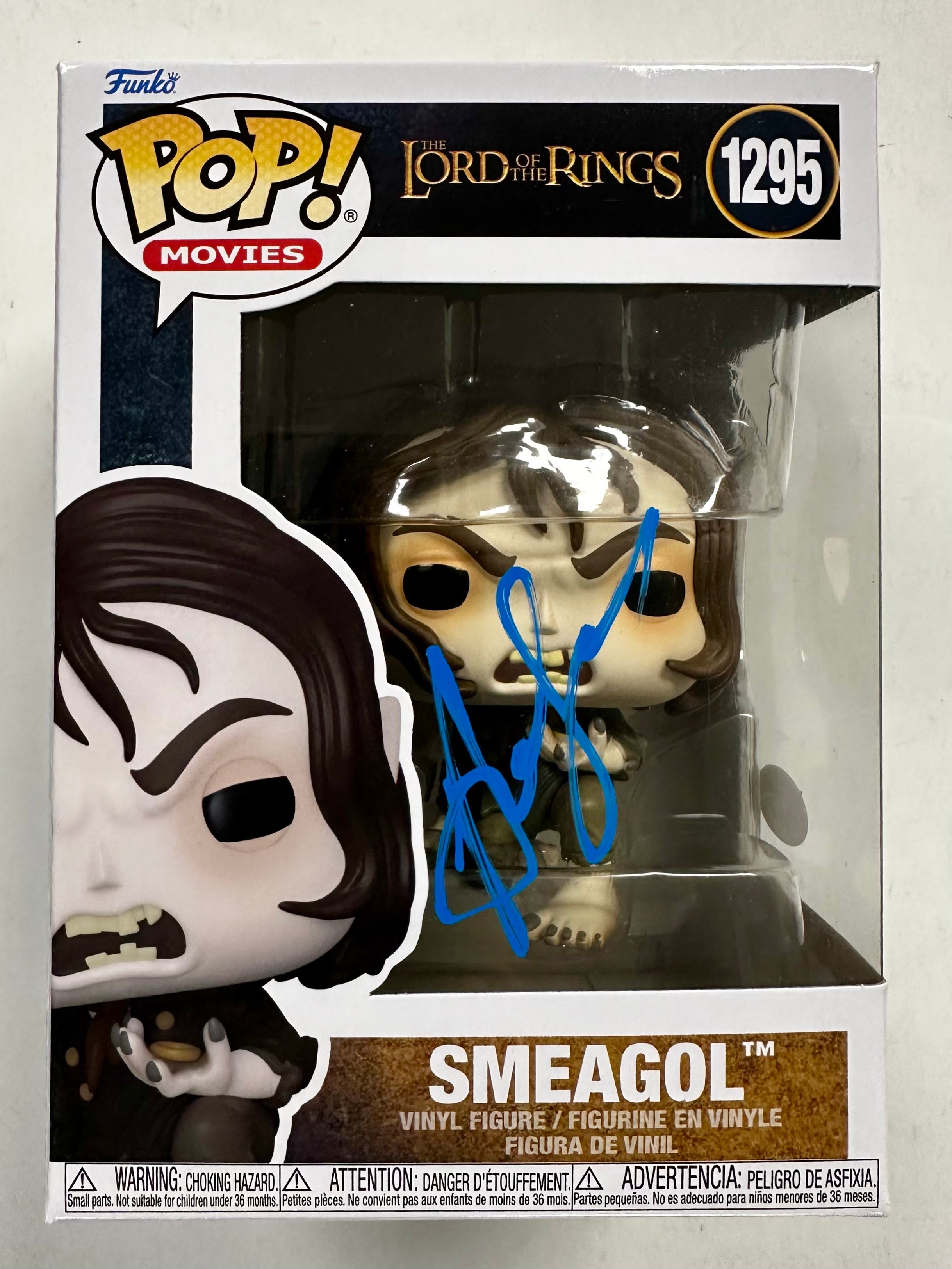 andy-serkis-signed-smeagol-lord-of-the-rings-2022-funko-pop-1295-with-jsa-coa