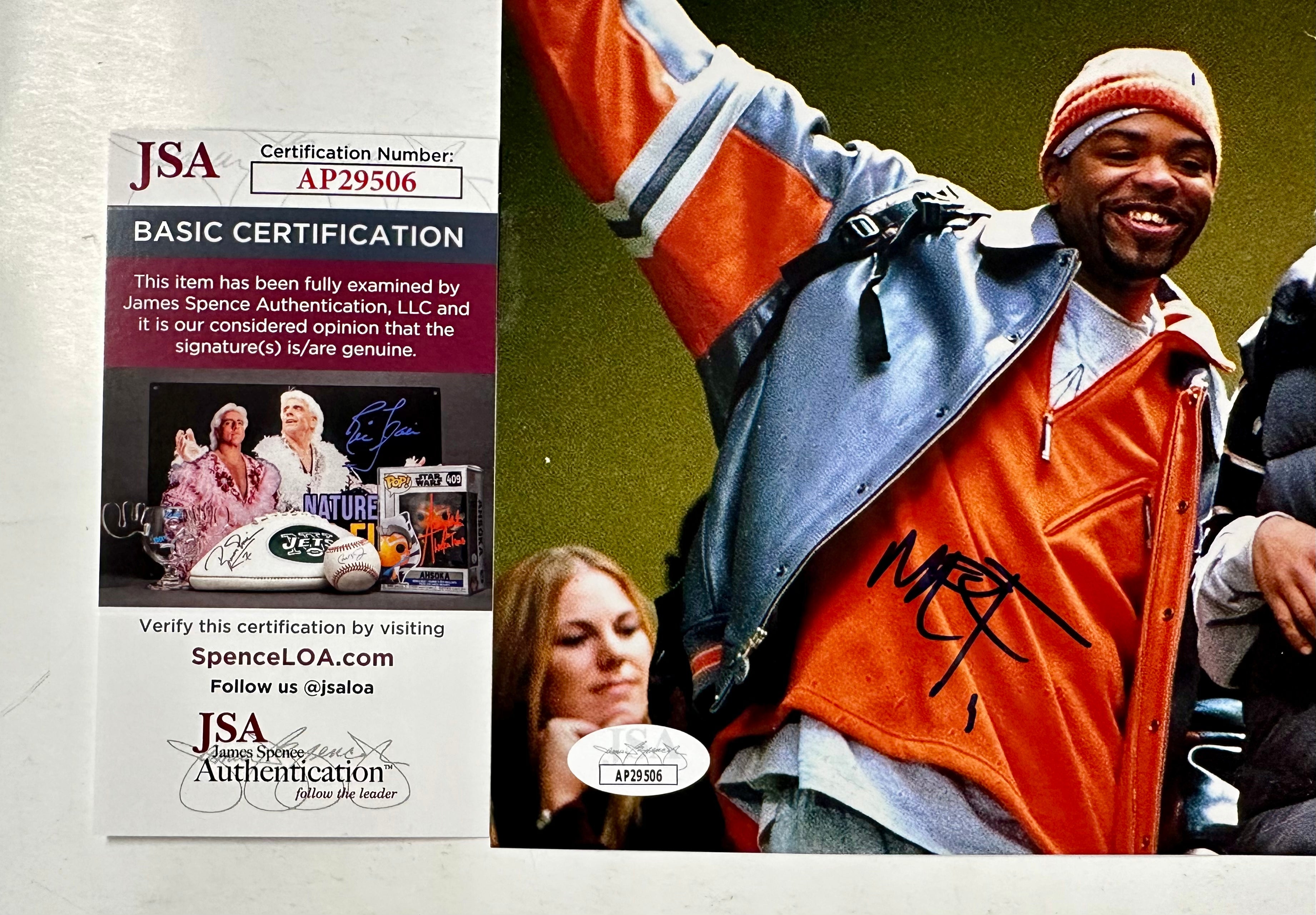 Rapper Method Man Signed With Red Man How High 8x10 Photo With JSA COA Wu-Tang