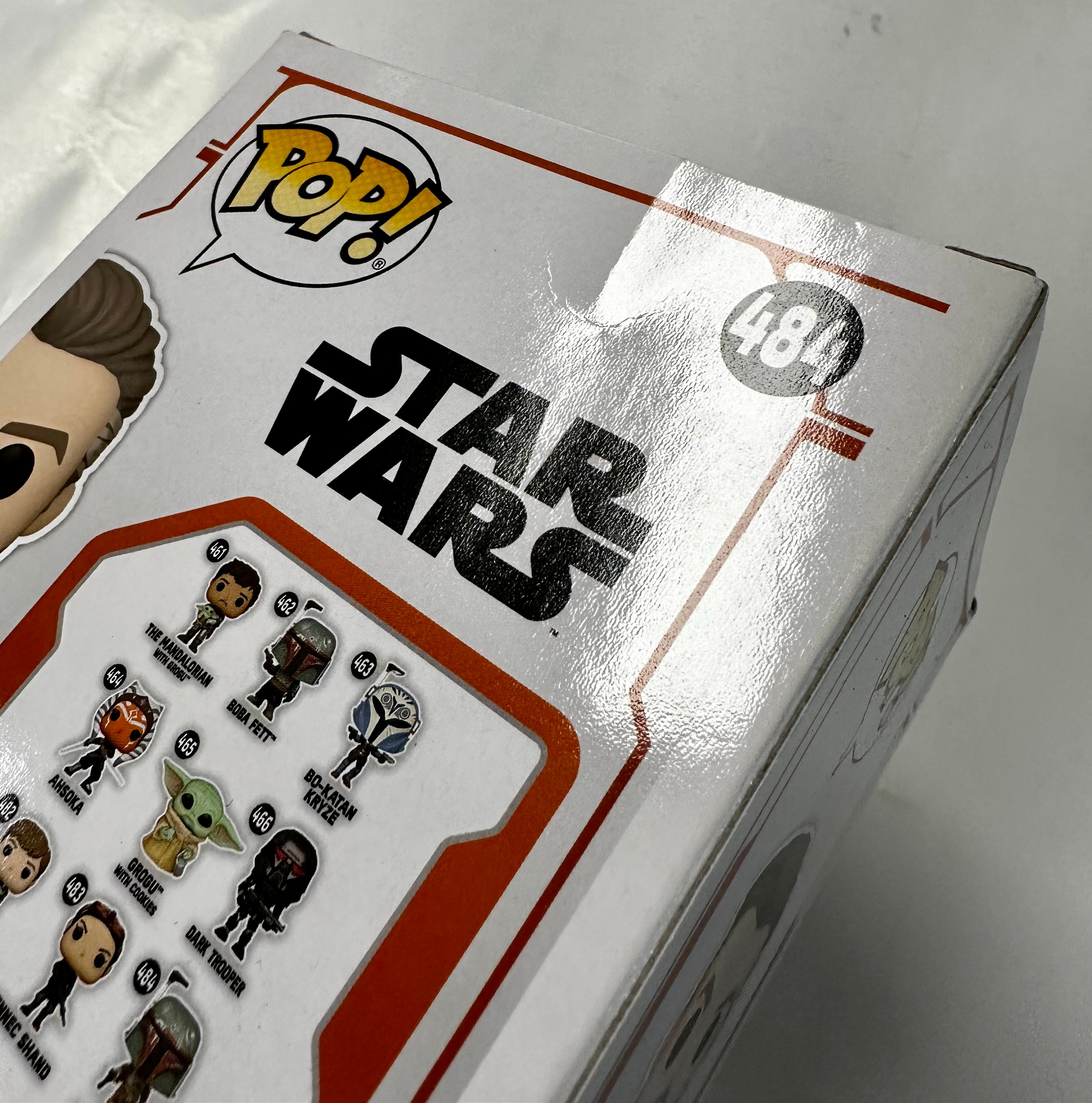 Funko Pop! Star Wars Cobb Vanth Unmasked Chase #484 The Mandalorian 2021 (Box Dmg)