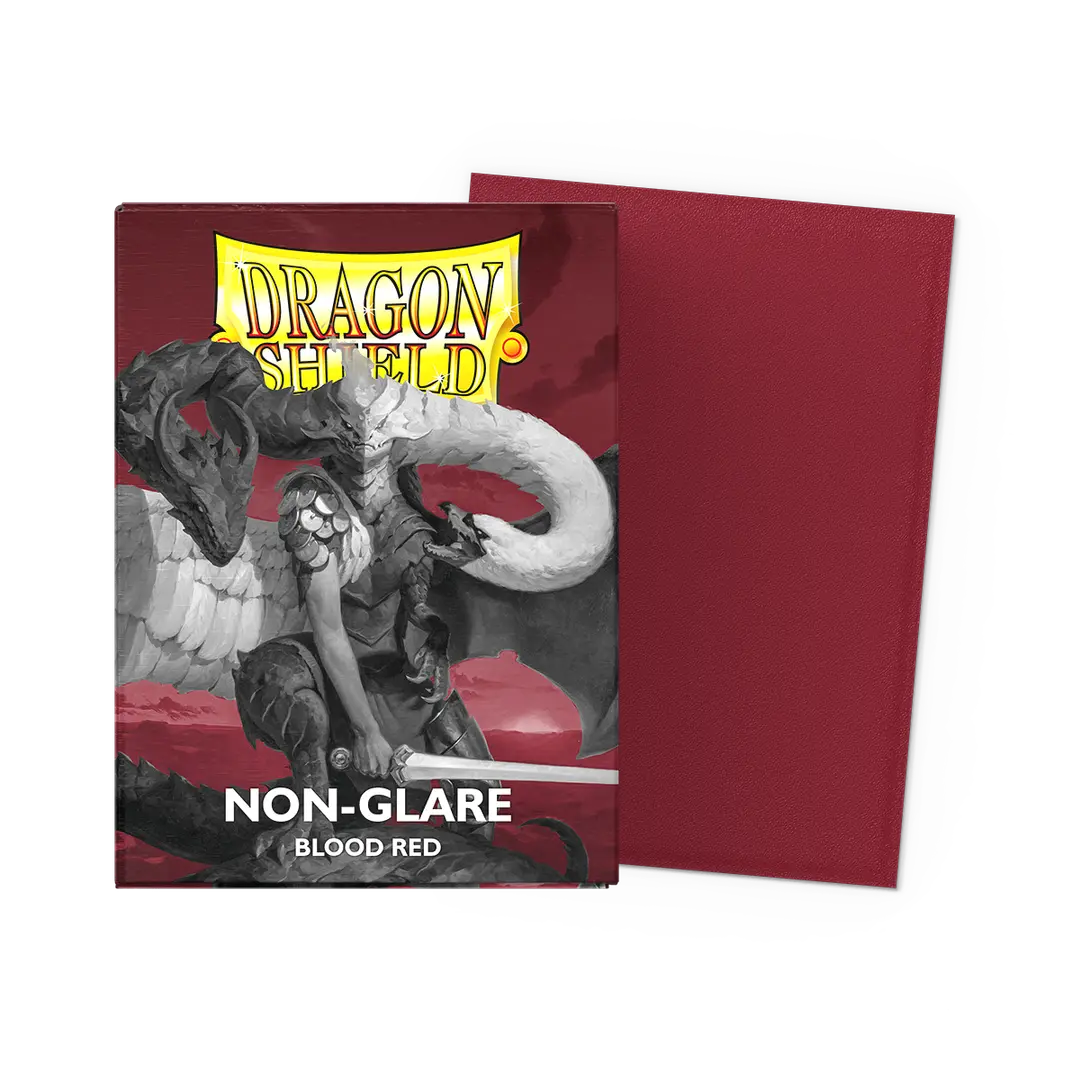 blood-red-non-glare-matte-sleeves-standard-size