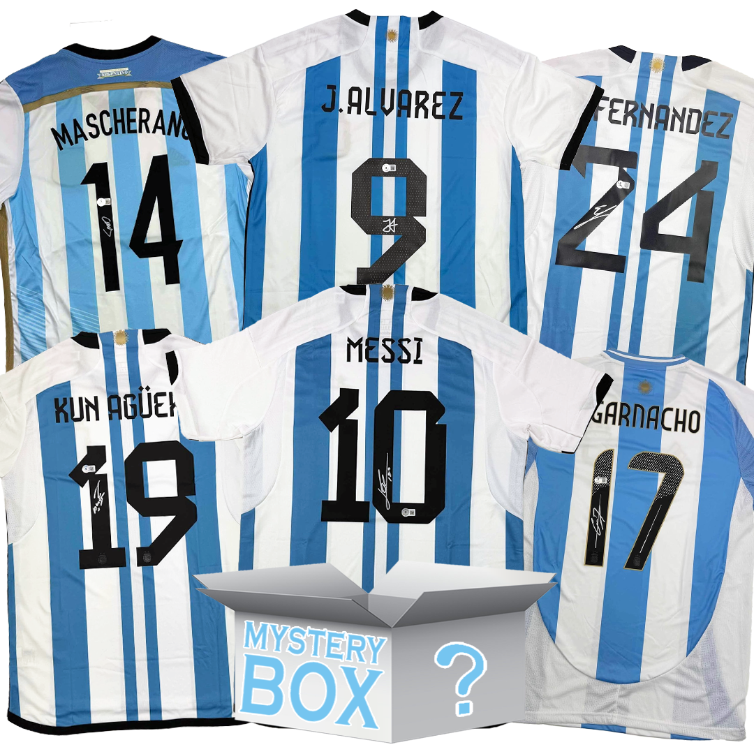 argentina-soccer-autographed-signed-jersey-mystery-box-with-psa-jsa-or-beckett-coa