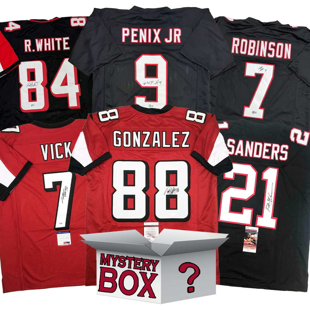 autographed-signed-atlanta-football-jersey-mystery-box-with-psa-jsa-or-beckett-coa