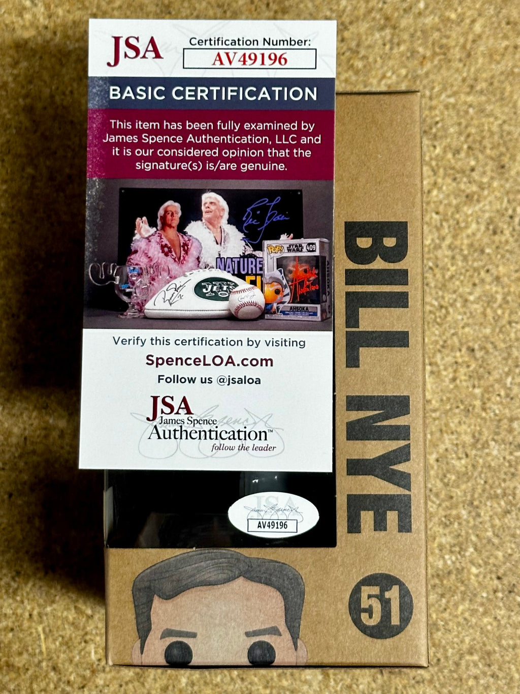 bill-nye-the-science-guy-51-signed-earth-day-vaulted-funko-pop-with-jsa-coa