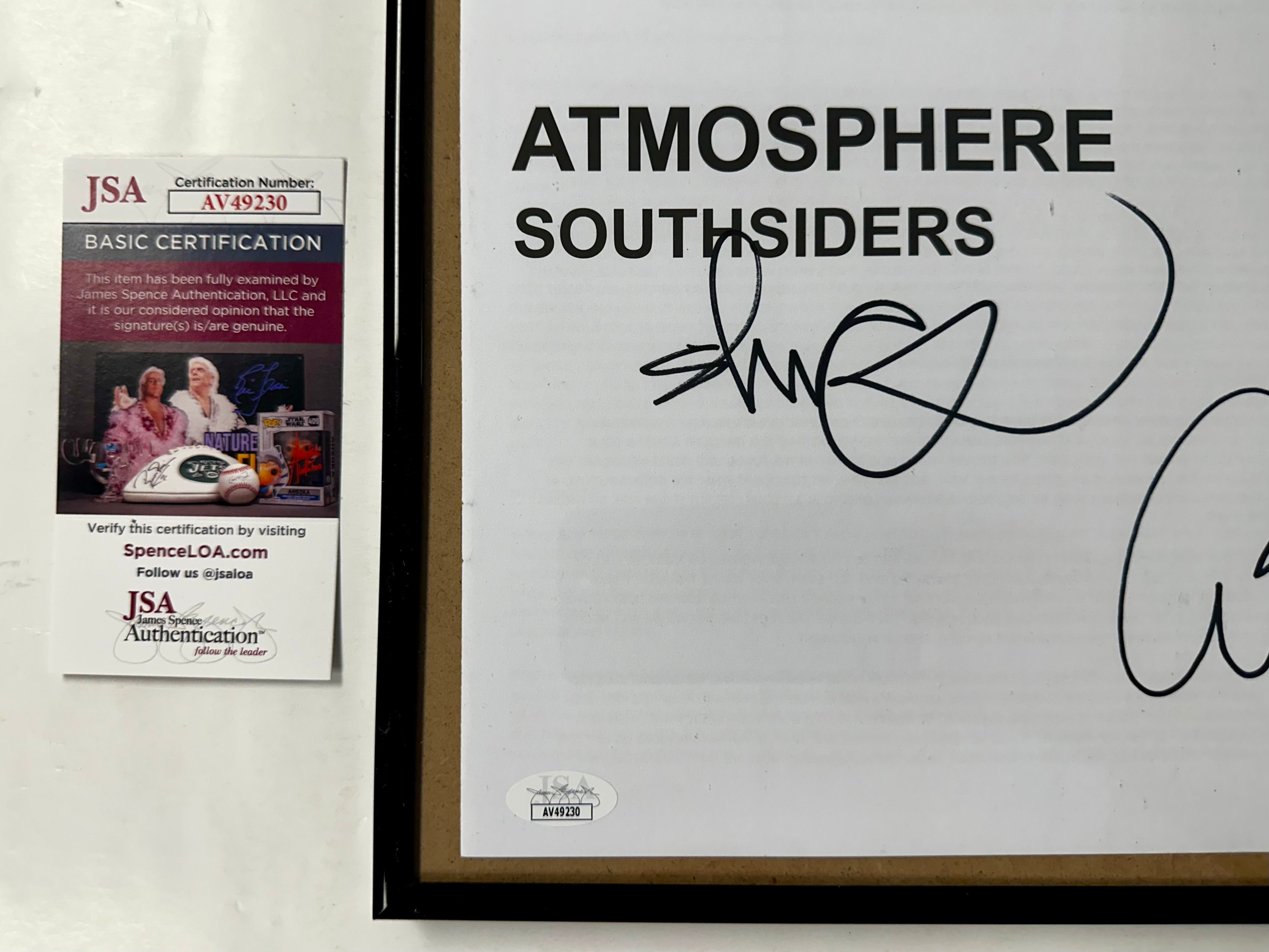 atmosphere-slug-ant-signed-framed-southsiders-vinyl-insert-with-jsa-coa