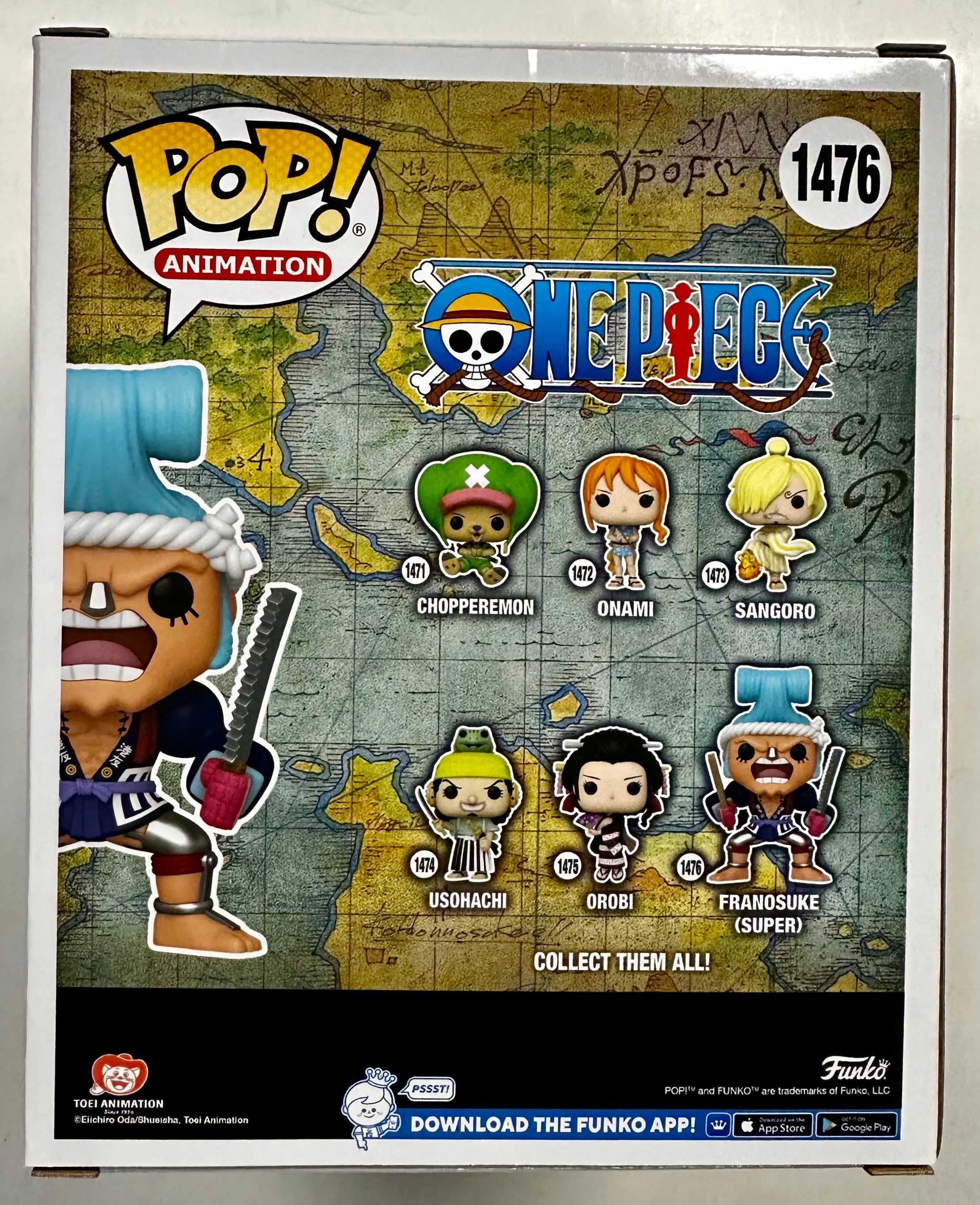Funko Pop! Animation 6” Franosuke (Wano) #1476 One Piece 2024 Straw Hat Pirates