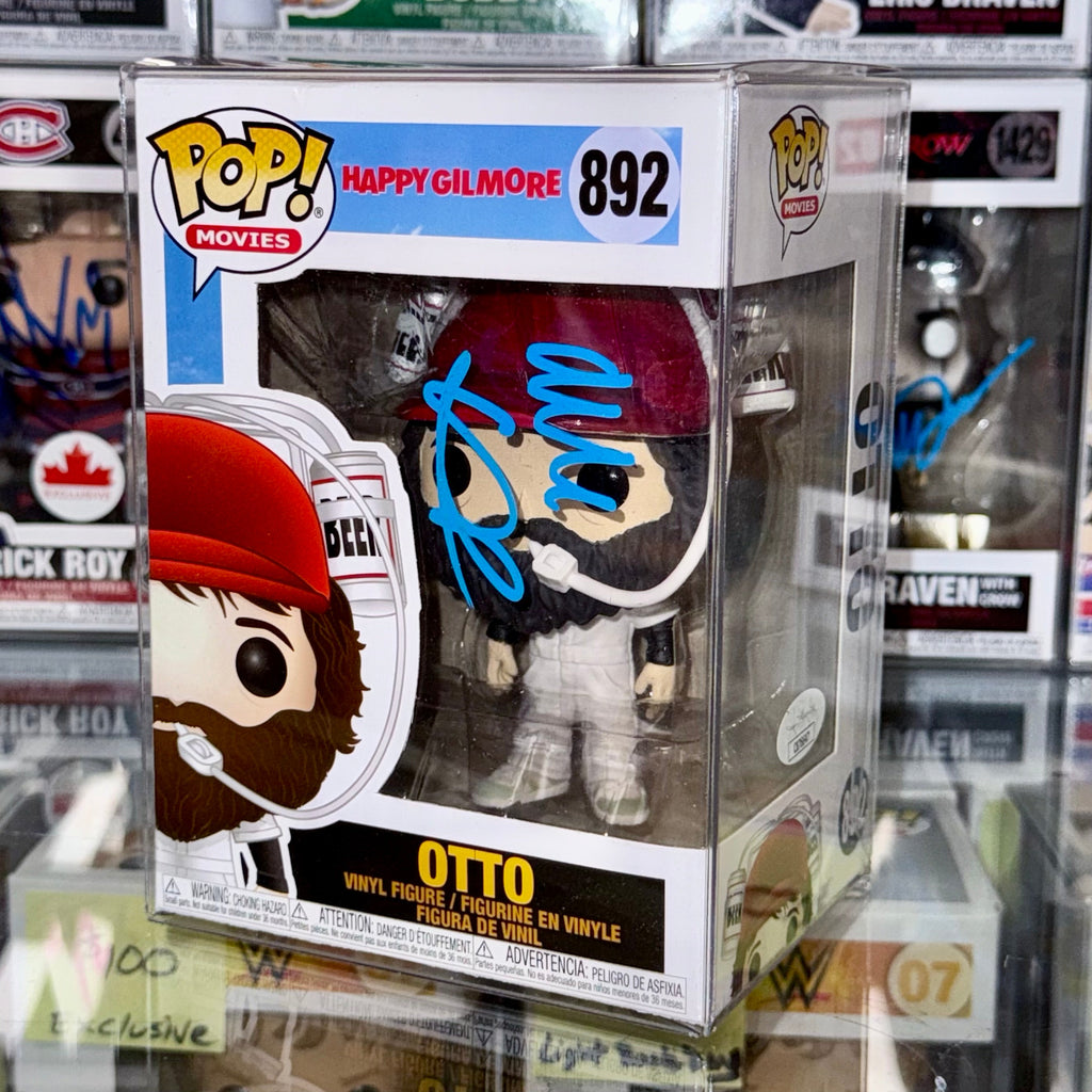 alan-covert-signed-funko-pop-movies-otto-892-happy-gilmore-caddy-with-jsa-coa