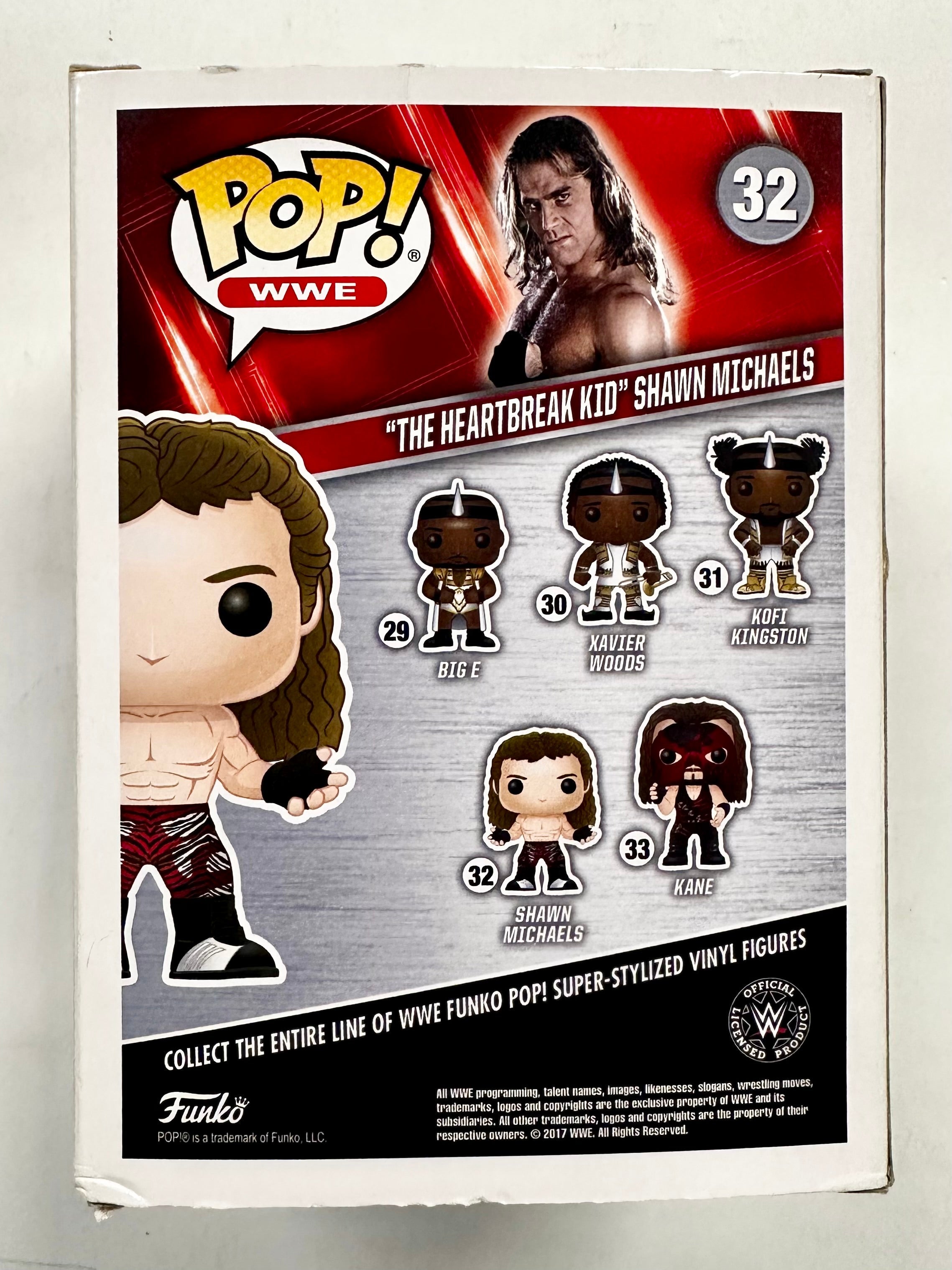 Funko Pop! WWE Shawn Michaels “The Heartbreak Kid” #32 Vaulted 2017 Exclusive