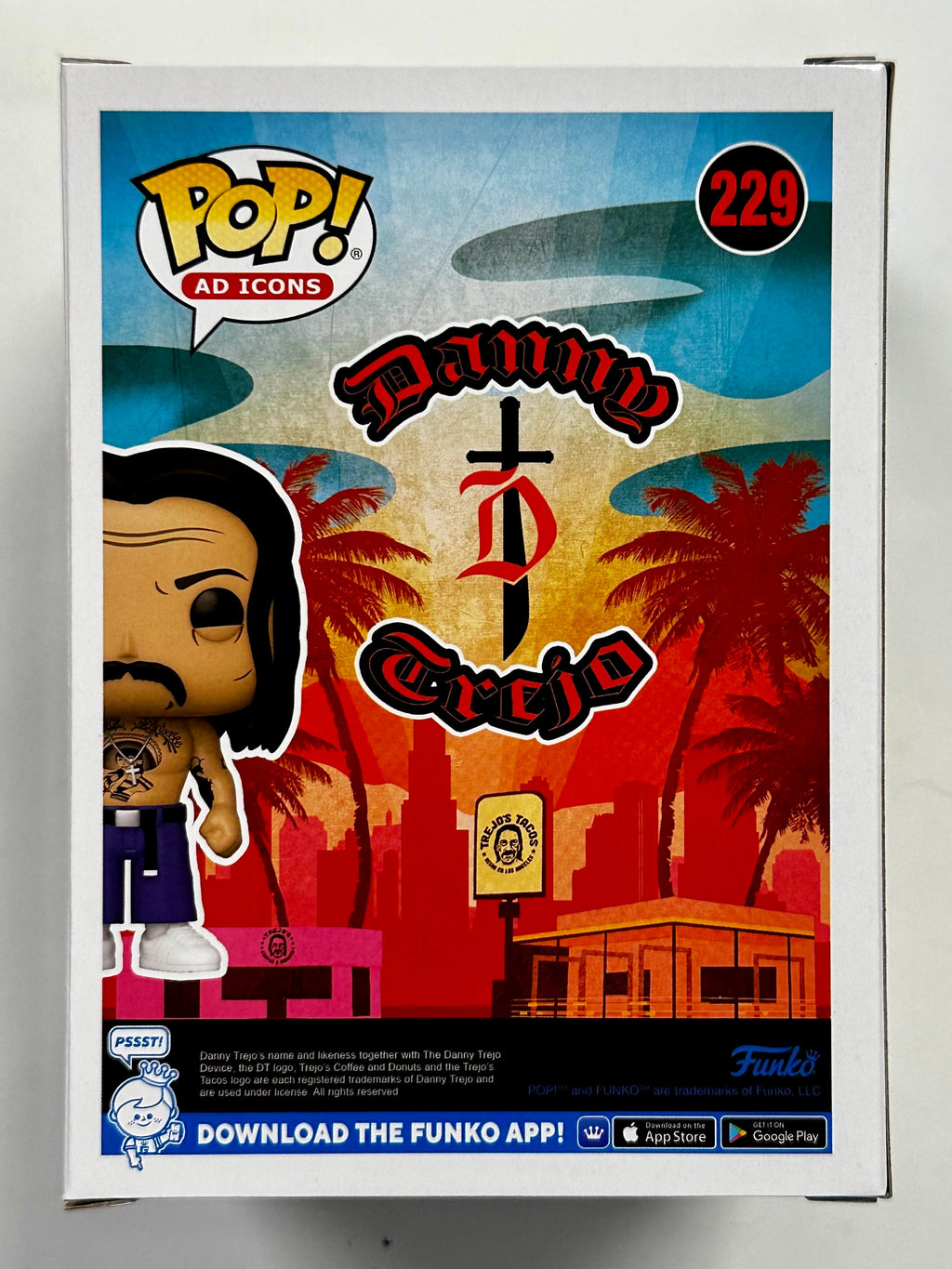 Funko Pop! Ad Icons Danny Trejo #229 Machete San Quentin Mexican 2023