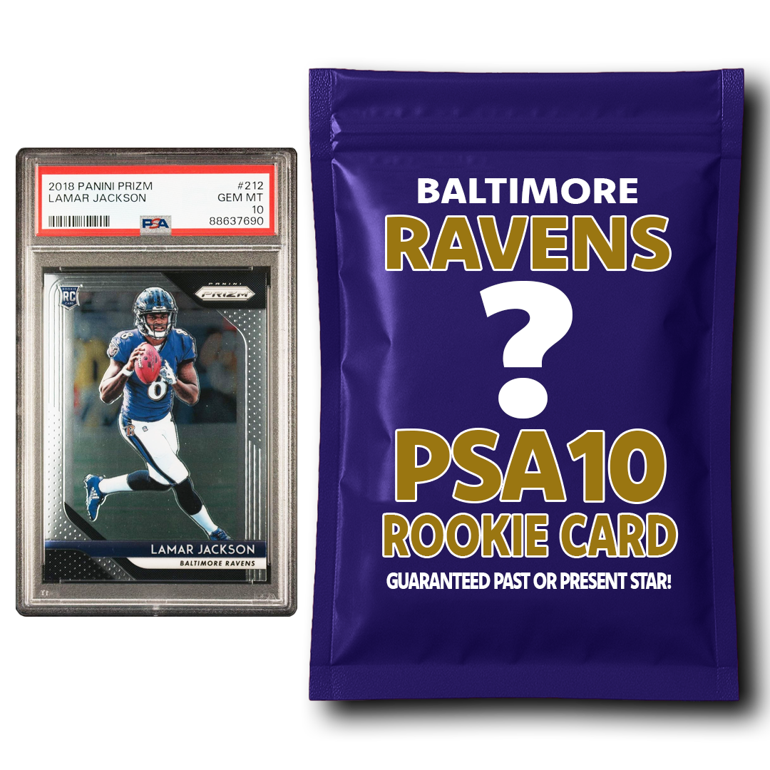 baltimore-ravens-psa-10-graded-rookie-card-mystery-pack