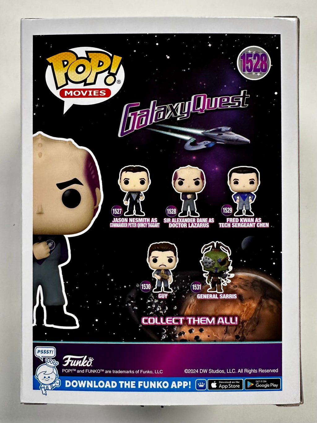 Funko Pop! Movies Sir Alexander As Doctor Lazarus #1528 Galaxy Quest 2023