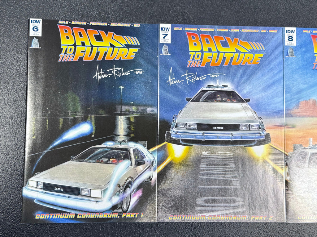 back-to-the-future-6-7-8-signed-adam-riches-vault-collectibles-connecting-exclusive