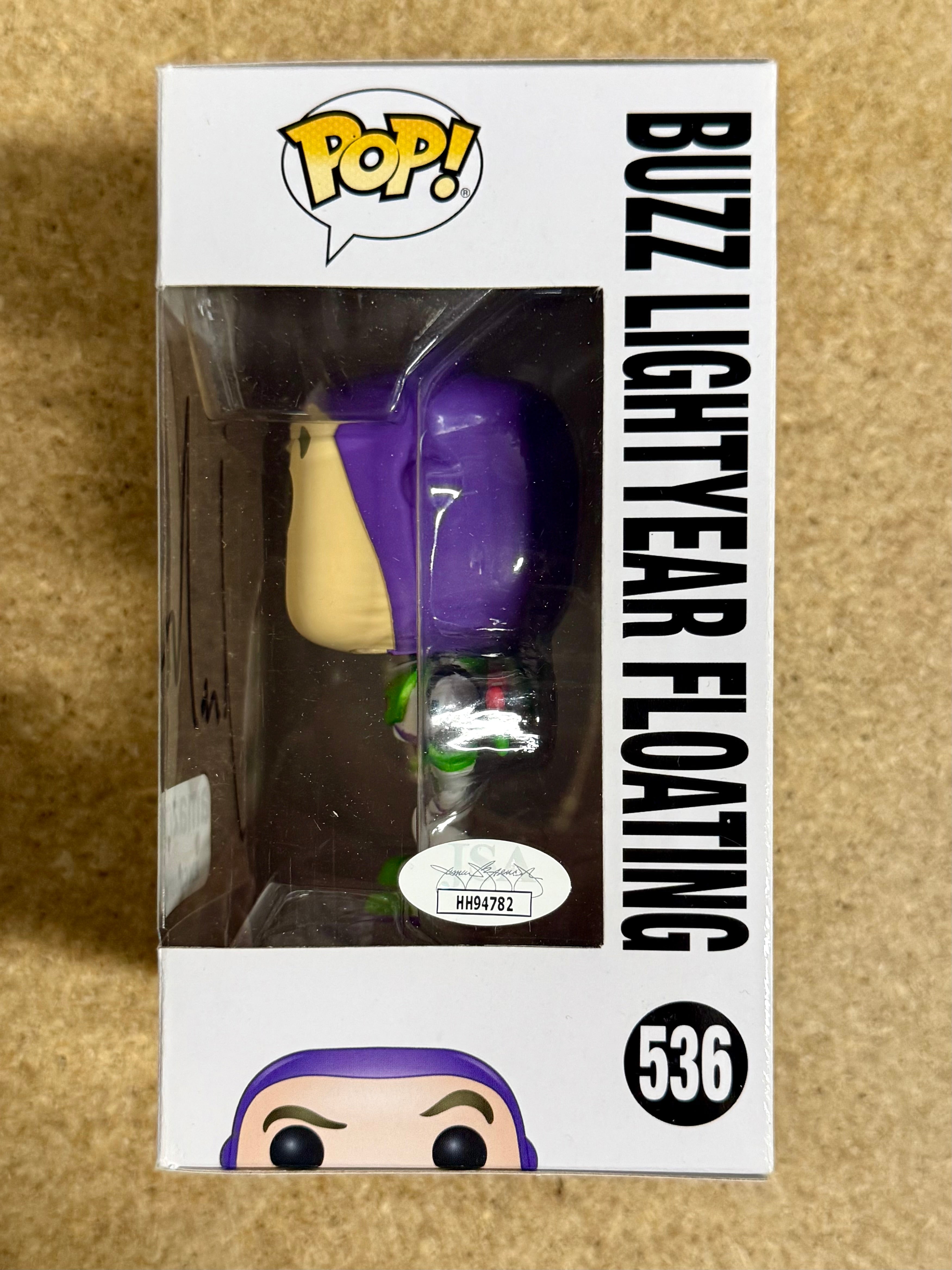 Tim Allen Signed Disney Buzz Lightyear Toy Story Funko Pop! #536 With JSA COA
