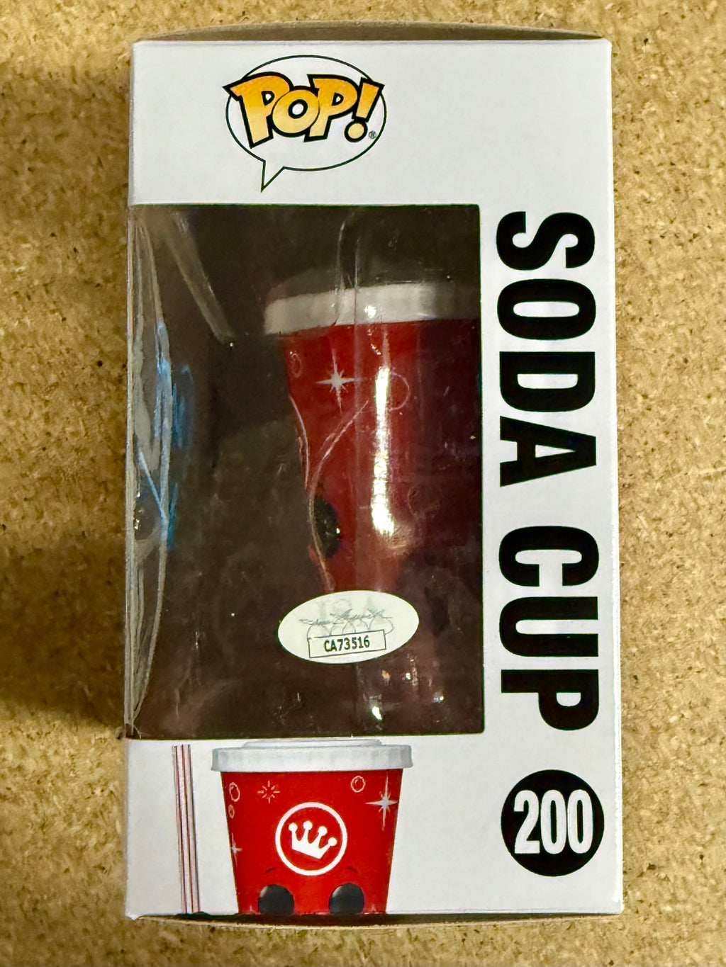 Taraji P. Henson Signed Movie Theater Soda Cup Funko Pop! #200 With JSA COA