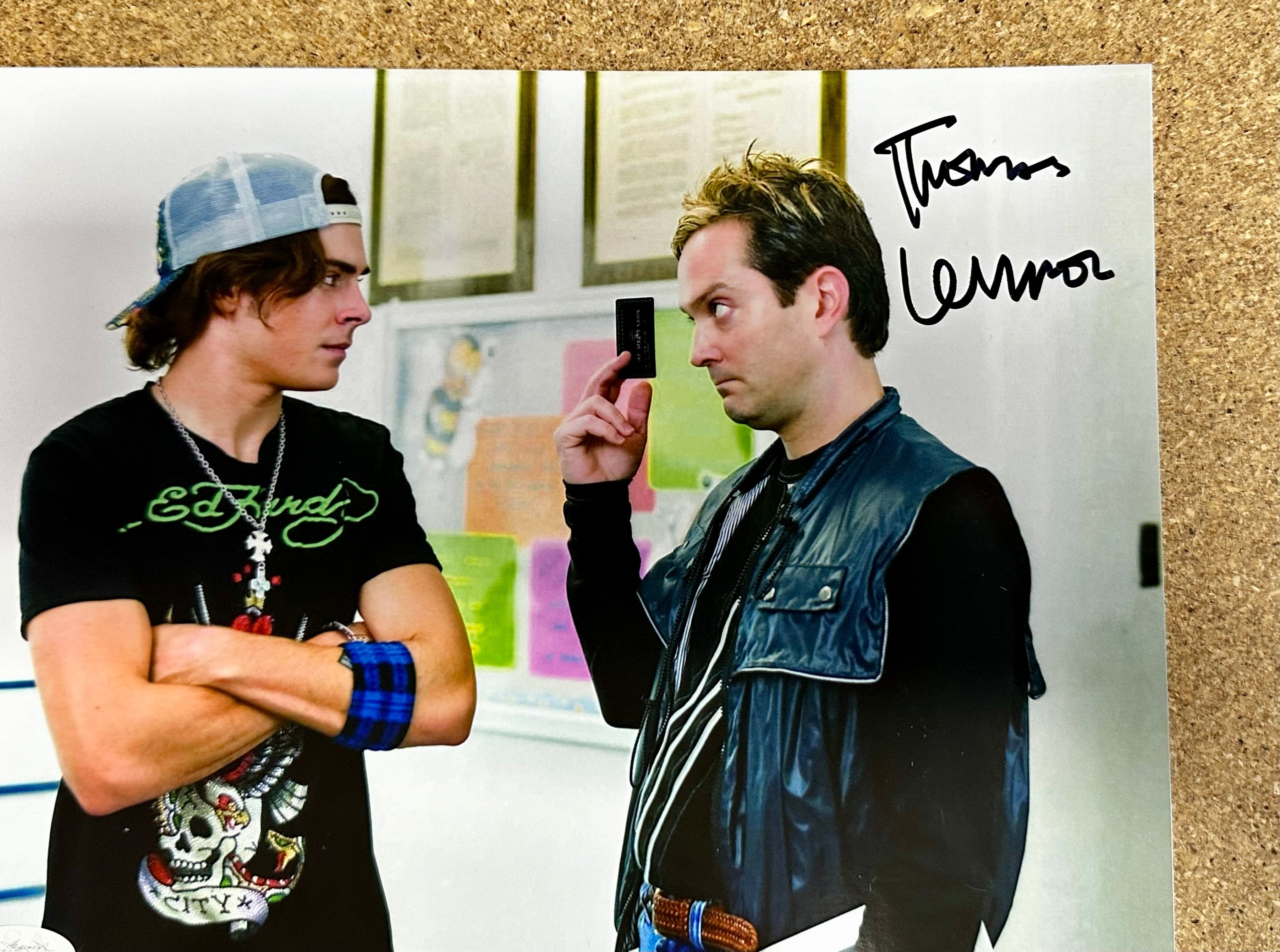 actor-thomas-lennon-signed-ned-gold-17-again-8x10-photo-with-jsa-coa