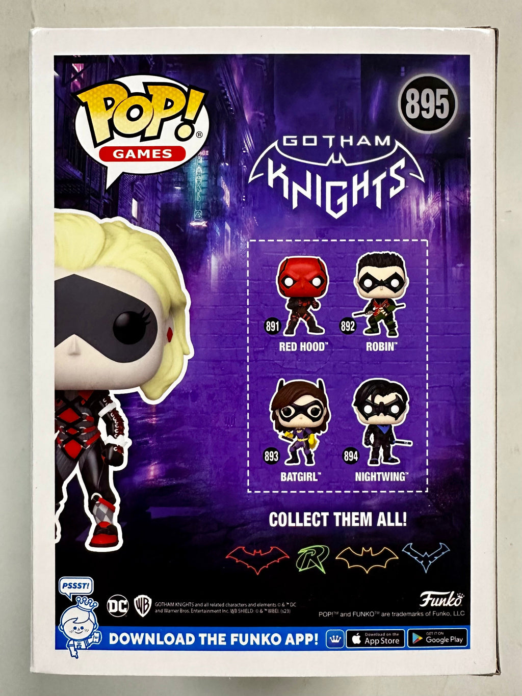 Tara Strong Signed Harley Quinn Funko Pop! #895 DC Gotham Exclusive With JSA COA