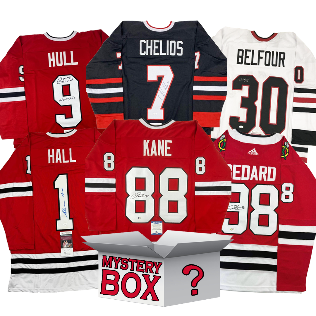 autographed-signed-chicago-hockey-jersey-mystery-box-with-psa-jsa-or-beckett-coa