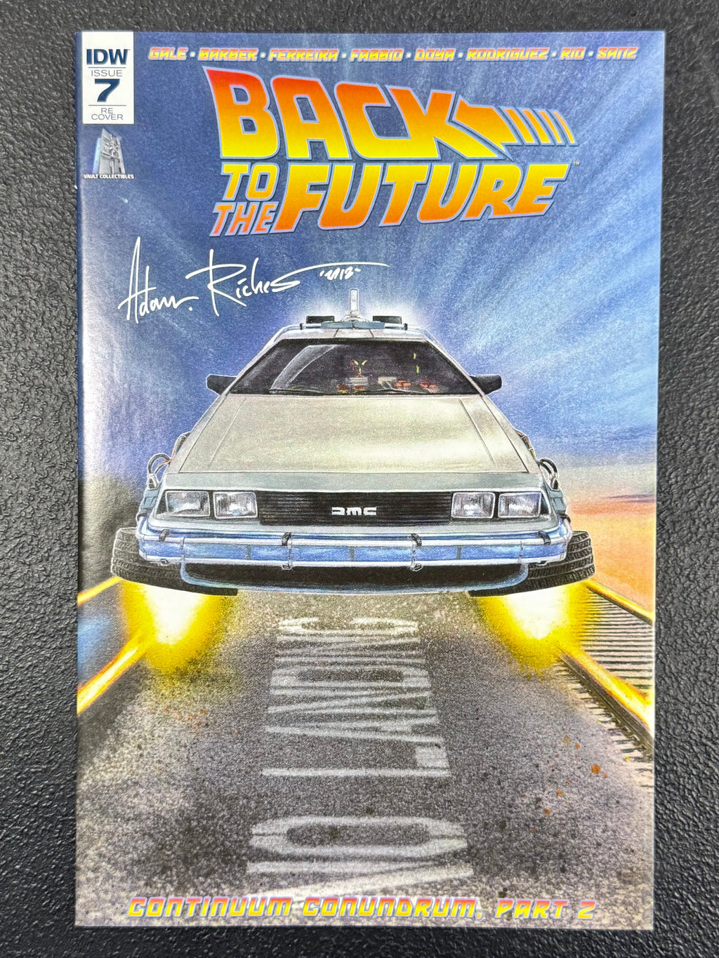 back-to-the-future-6-7-8-signed-adam-riches-vault-collectibles-connecting-exclusive