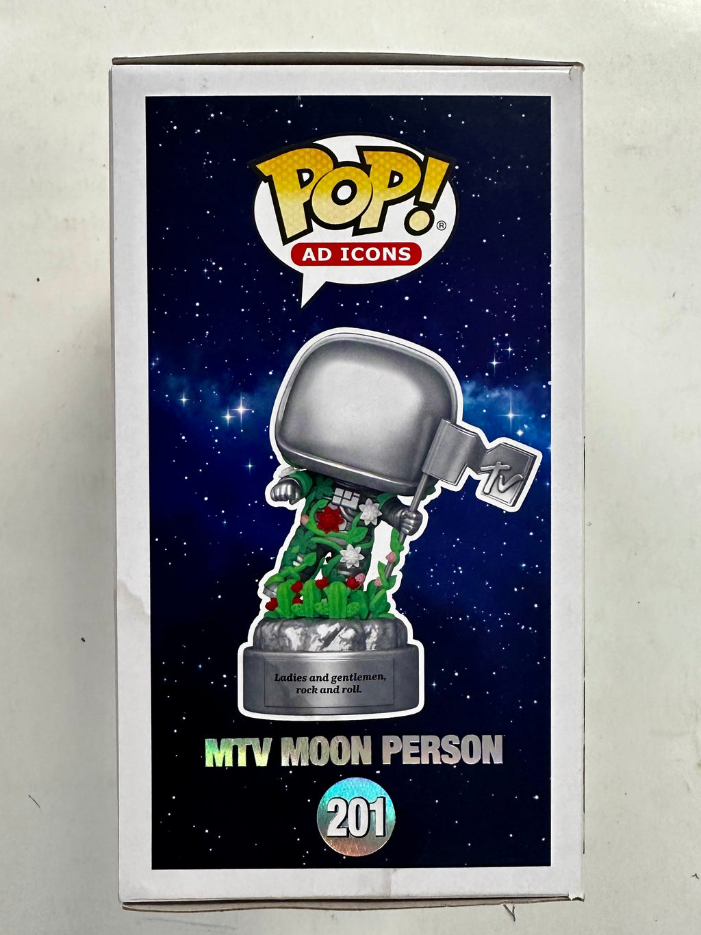 Pat Monahan (Train) Signed MTV Moon Person Funko Pop #201 With JSA COA