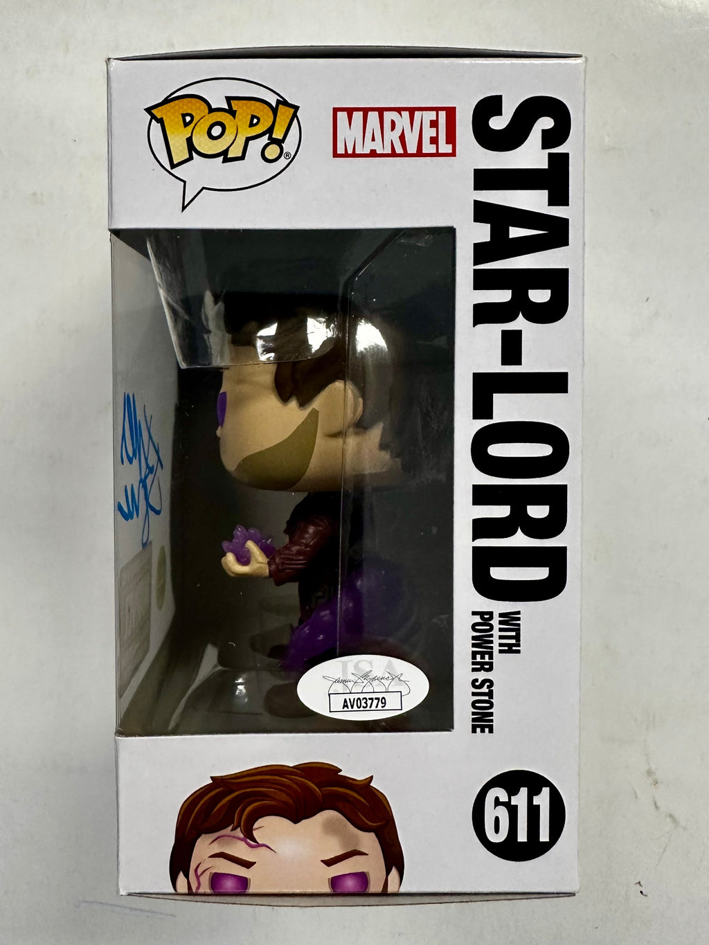 director-james-gunn-signed-funko-pop-marvel-611-star-lord-guardians-of-the-galaxy-gotg-2023-with-jsa-coa