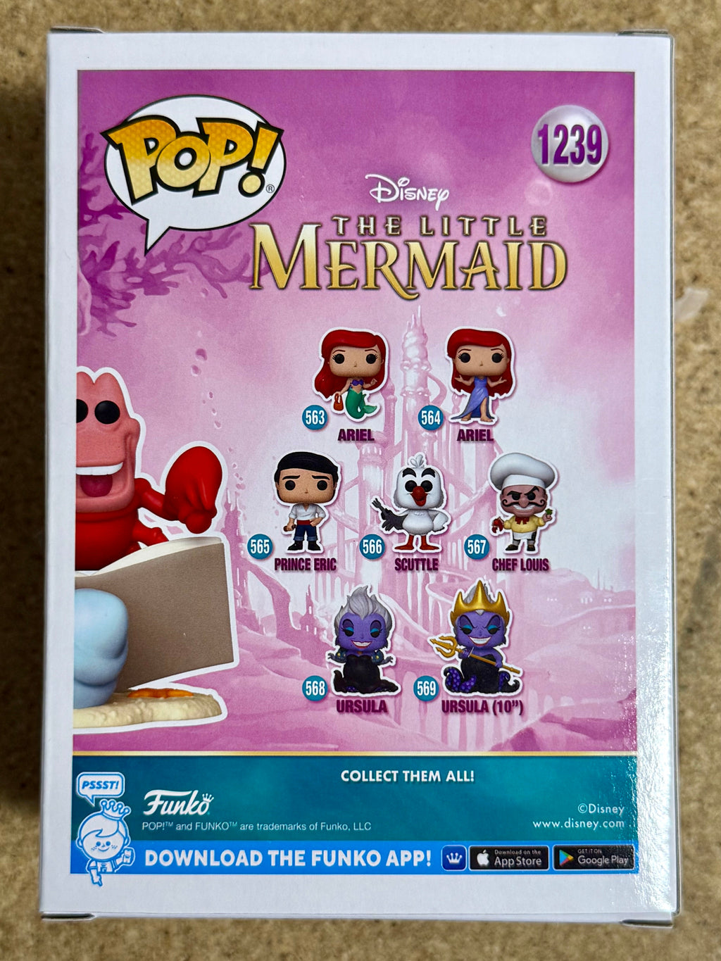 daveed-diggs-signed-sebastian-th-crab-funko-pop-1239-disney-the-little-mermaid-2023-with-jsa-coa