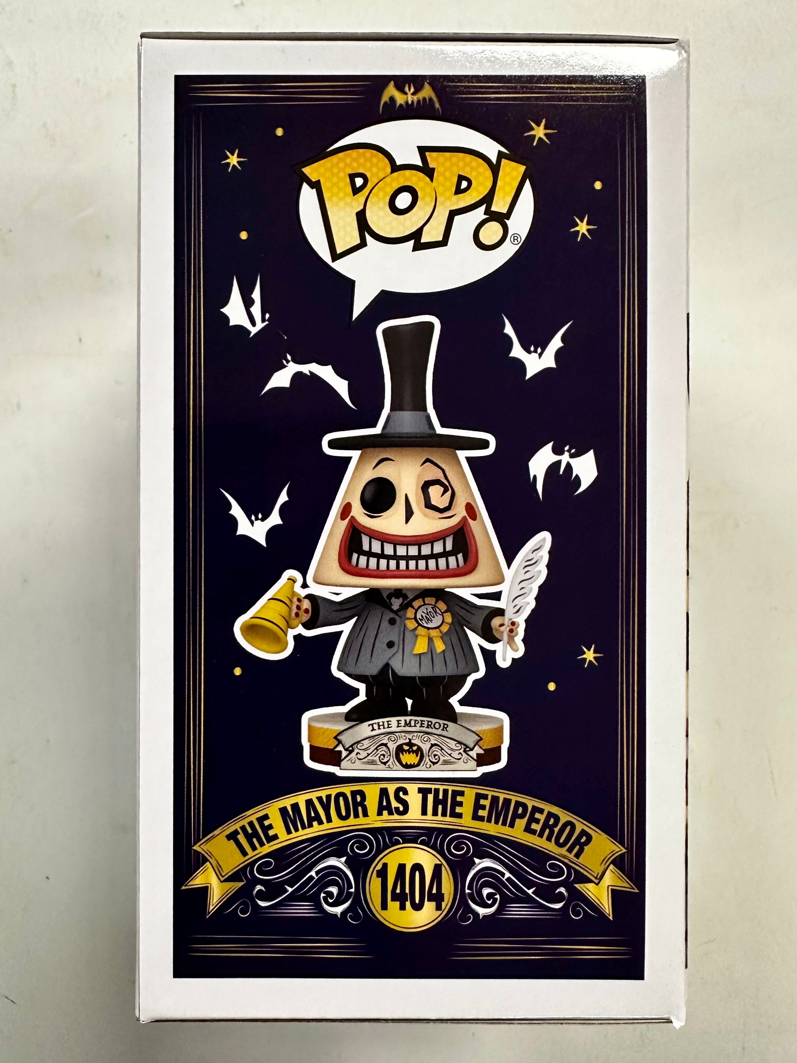 Funko Pop! Disney Mayor As The Emperor #1404 Nightmare Christmas 2023 Exclusive