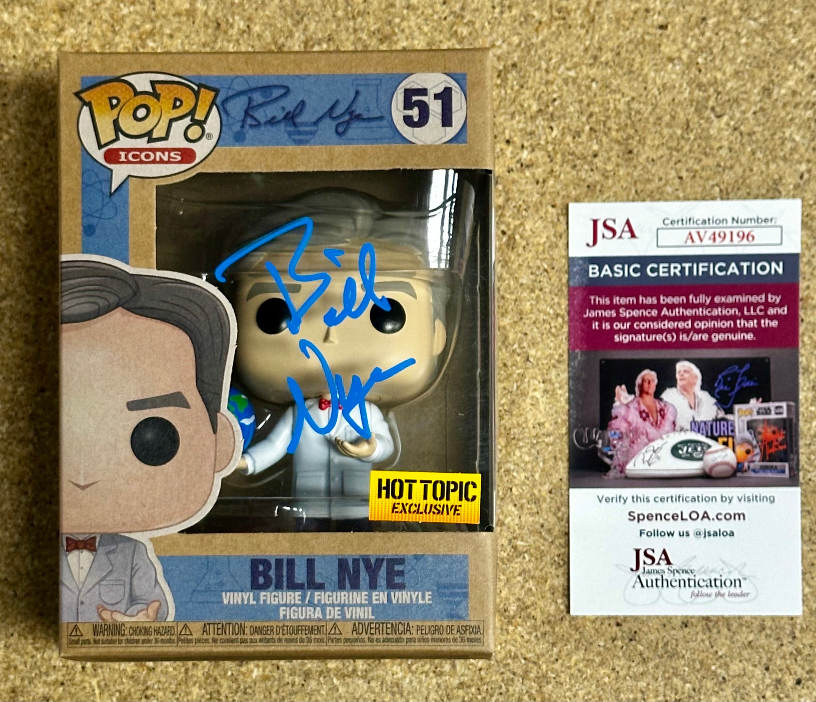 bill-nye-the-science-guy-51-signed-earth-day-vaulted-funko-pop-with-jsa-coa