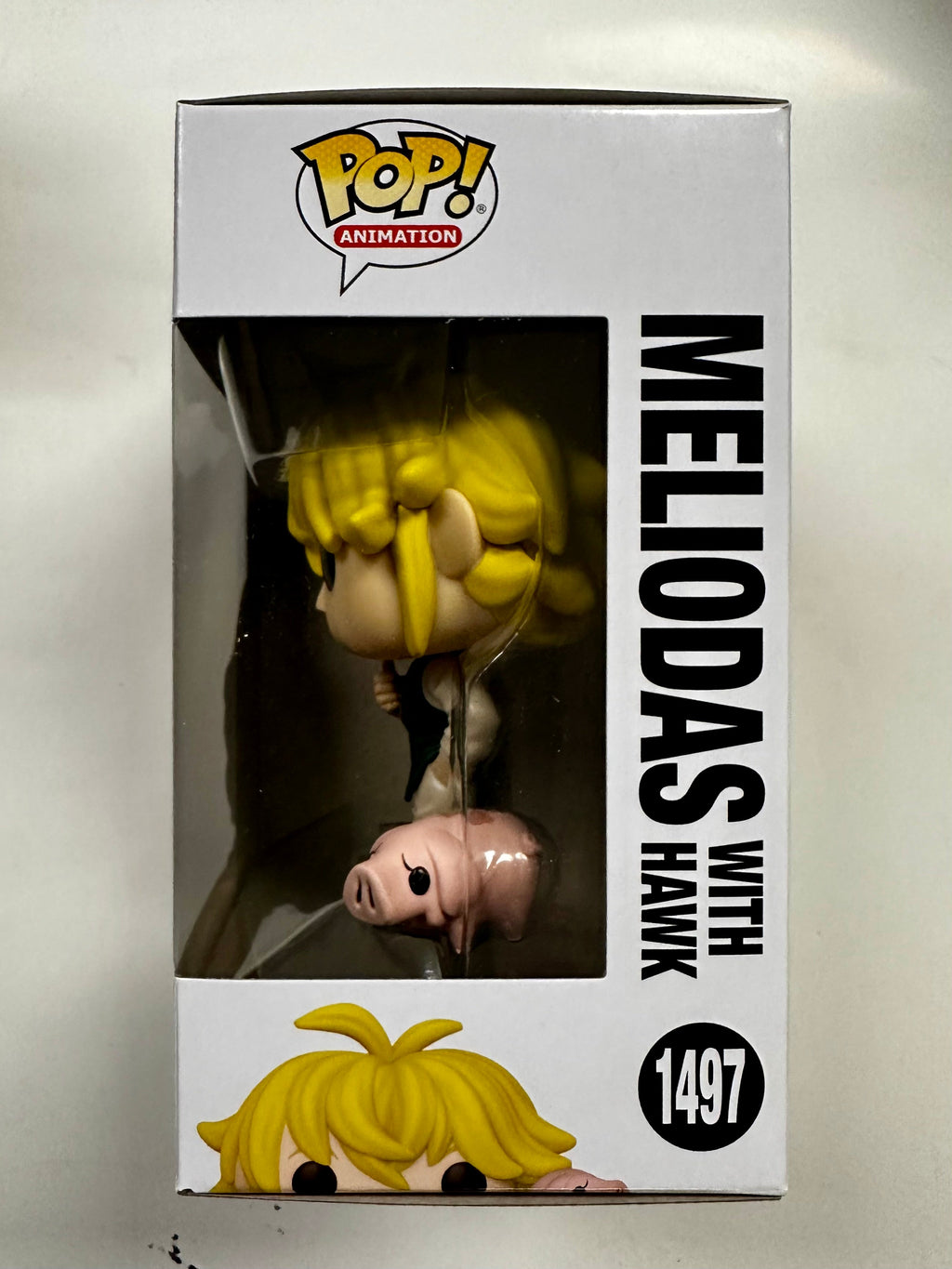 Funko Pop Animation Meliodas With Hawk #1497 Seven Deadly Sins Captain 2023