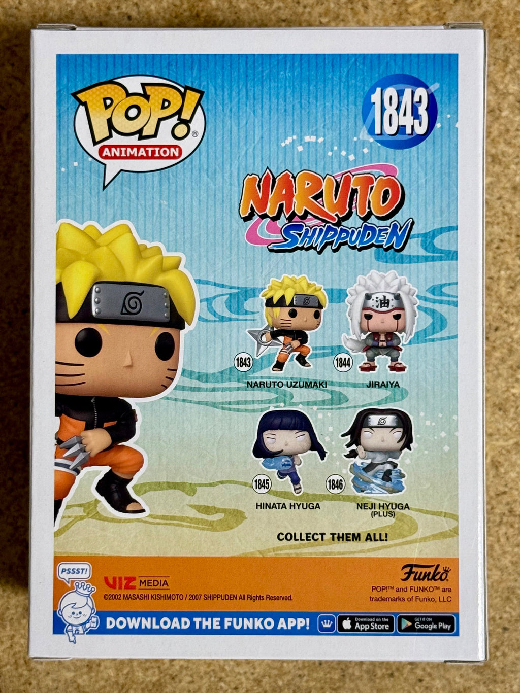 Funko Pop! Animation Naruto Uzumaki With Shuriken #1843 Naruto Shippuden 2024