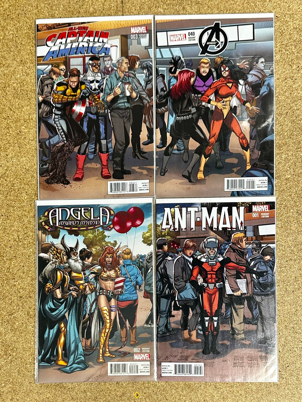 Marvel Avengers Premiere Larroca Welcome Home 20 Cover Connecting 2012 Variant Set