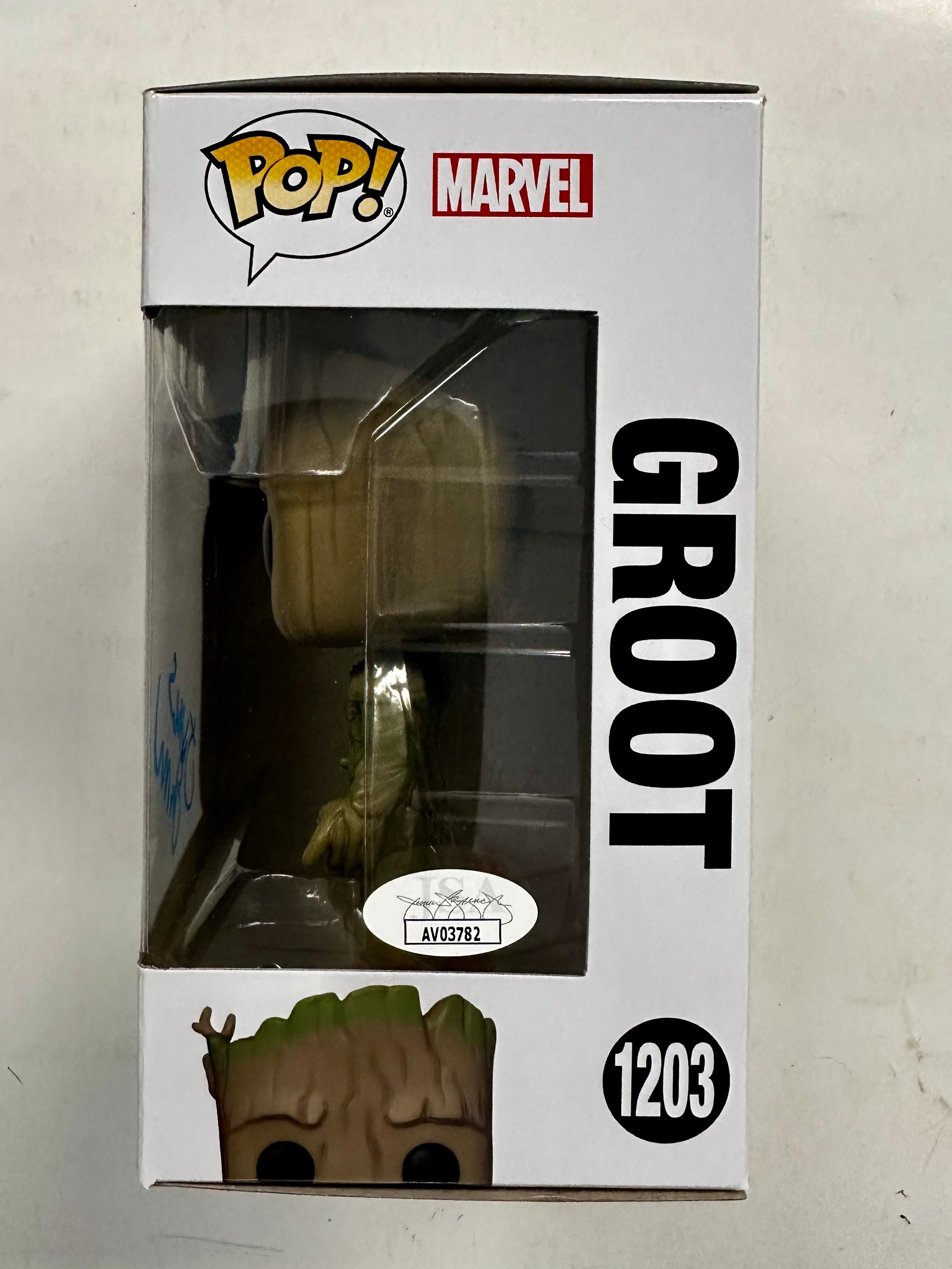 director-james-gunn-signed-funko-pop-marvel-1203-groot-guardians-of-the-galaxy-vol-3-gotg-2023-with-jsa-coa
